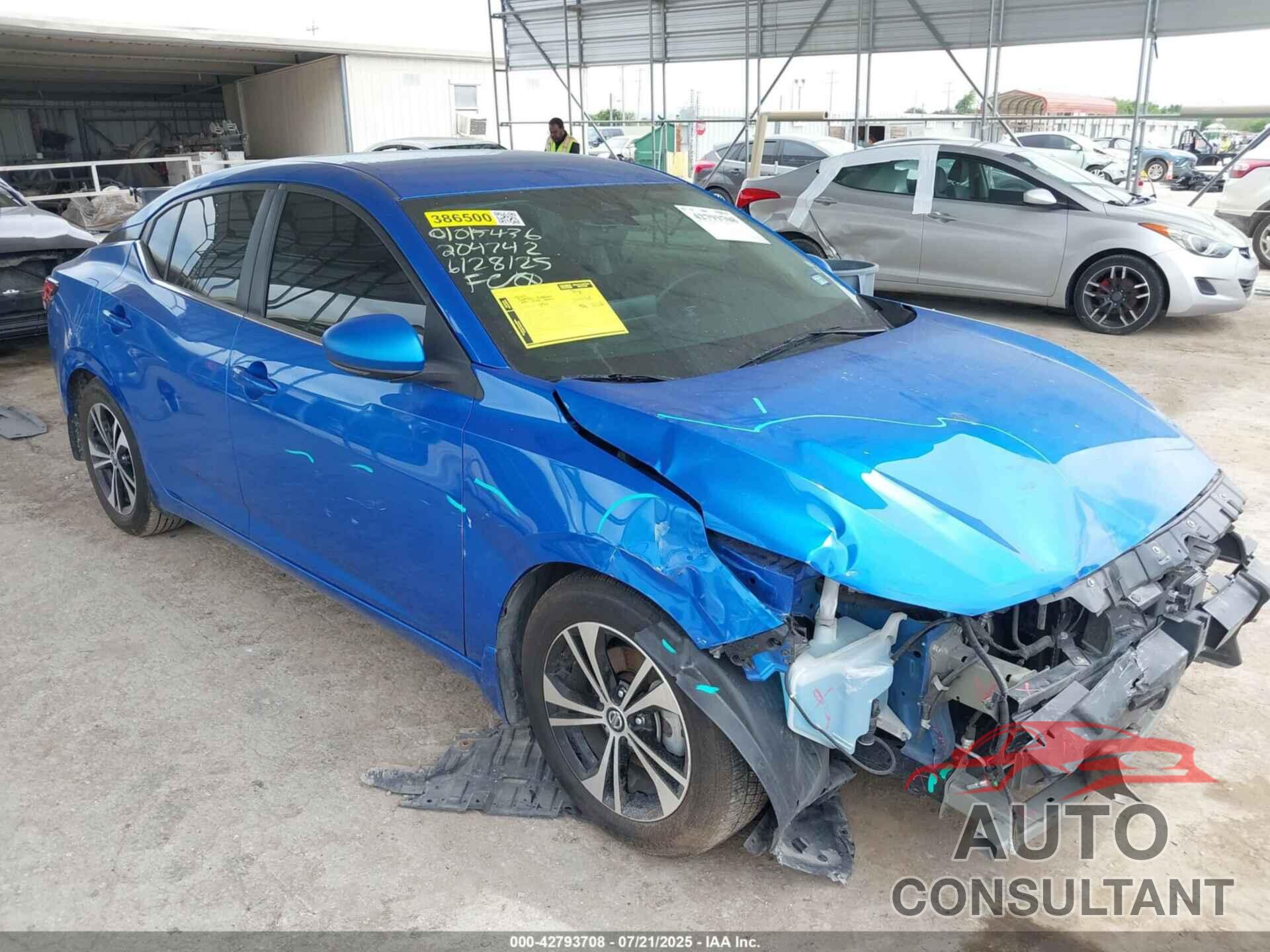 NISSAN SENTRA 2021 - 3N1AB8CV6MY204742