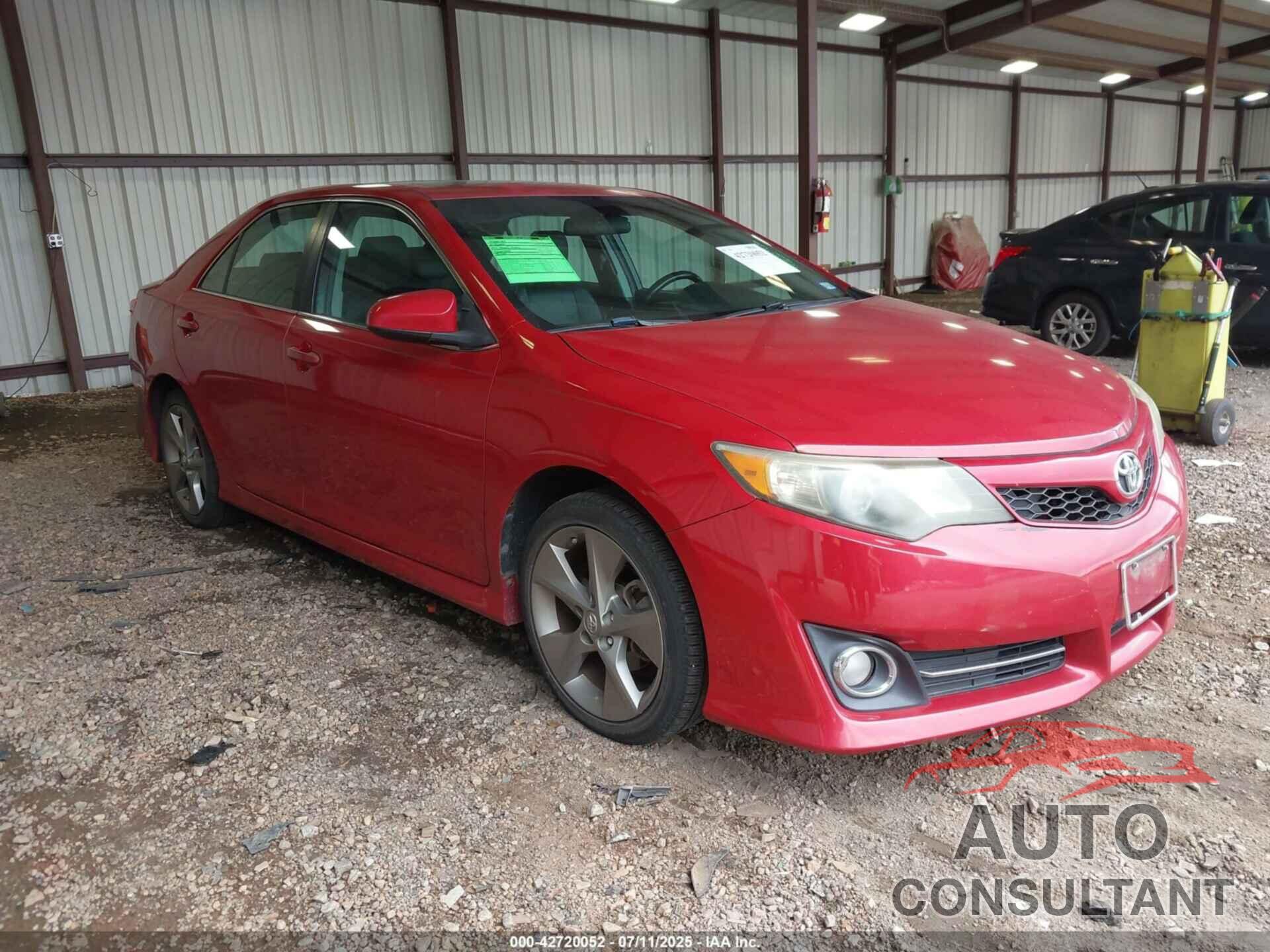 TOYOTA CAMRY 2012 - 4T1BF1FKXCU624029