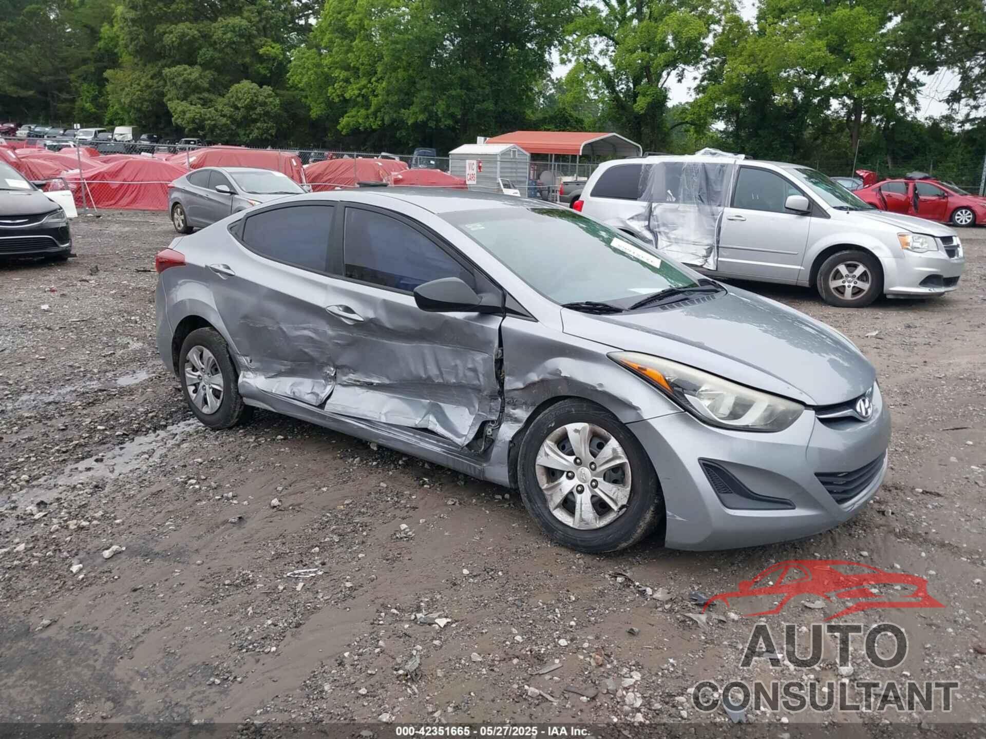 HYUNDAI ELANTRA 2016 - 5NPDH4AE7GH740234