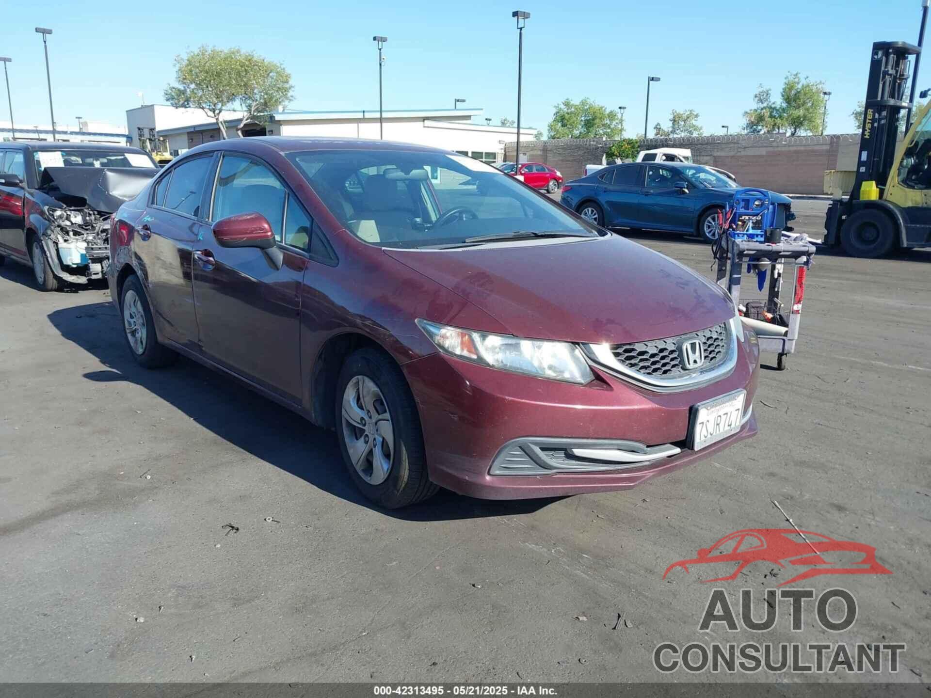HONDA CIVIC 2014 - 19XFB2F56EE051746