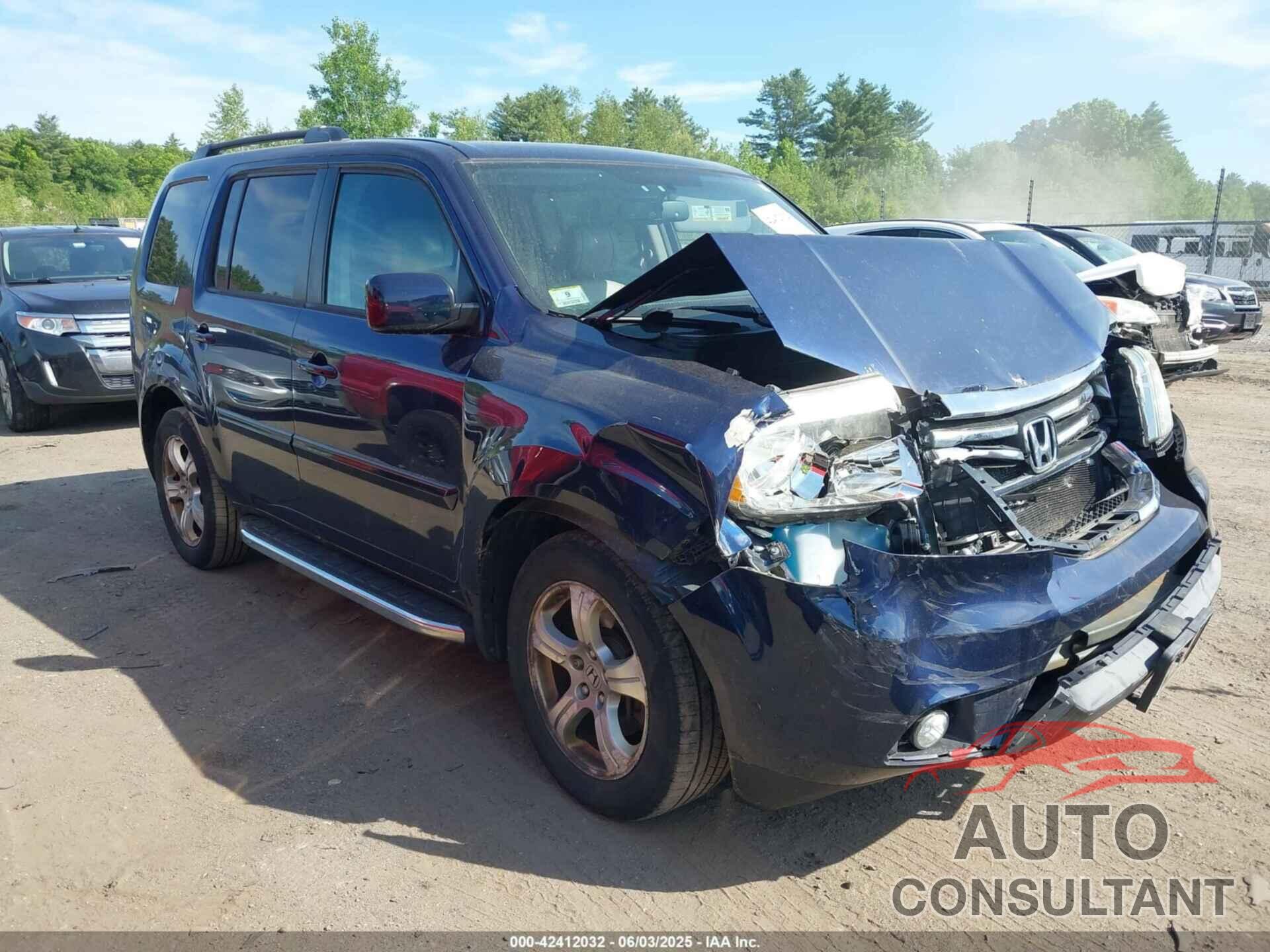 HONDA PILOT 2013 - 5FNYF4H75DB063094