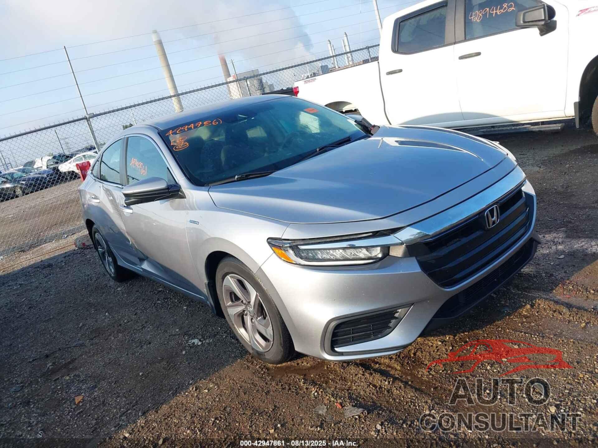 HONDA INSIGHT 2019 - 19XZE4F53KE006498