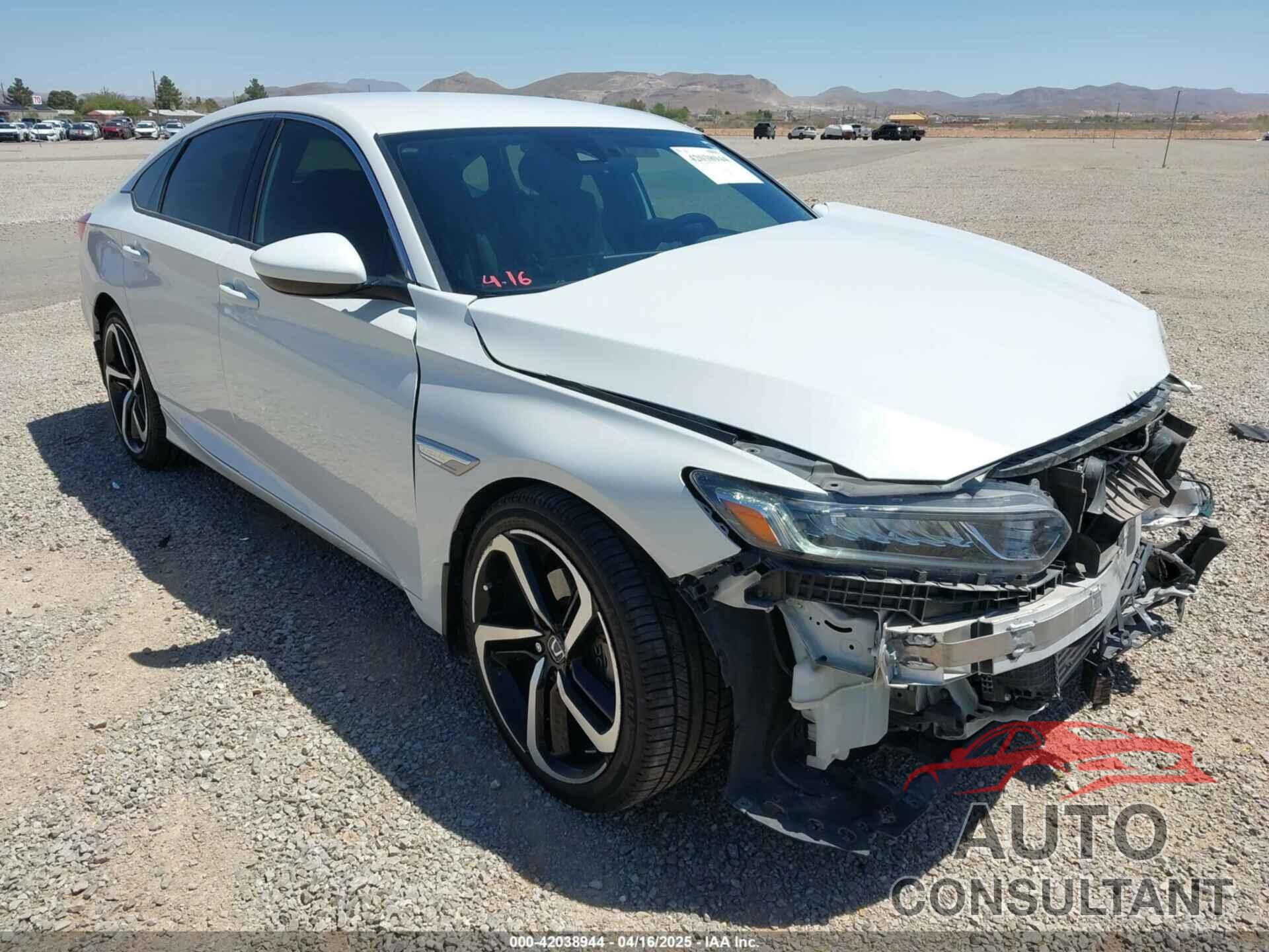 HONDA ACCORD 2018 - 1HGCV1F34JA119530