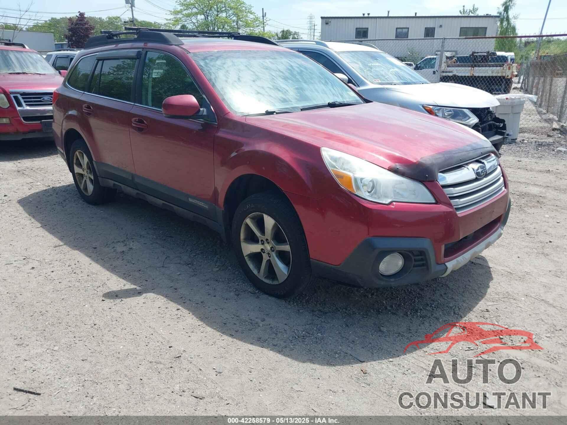 SUBARU OUTBACK 2014 - 4S4BRBLC6E3269833