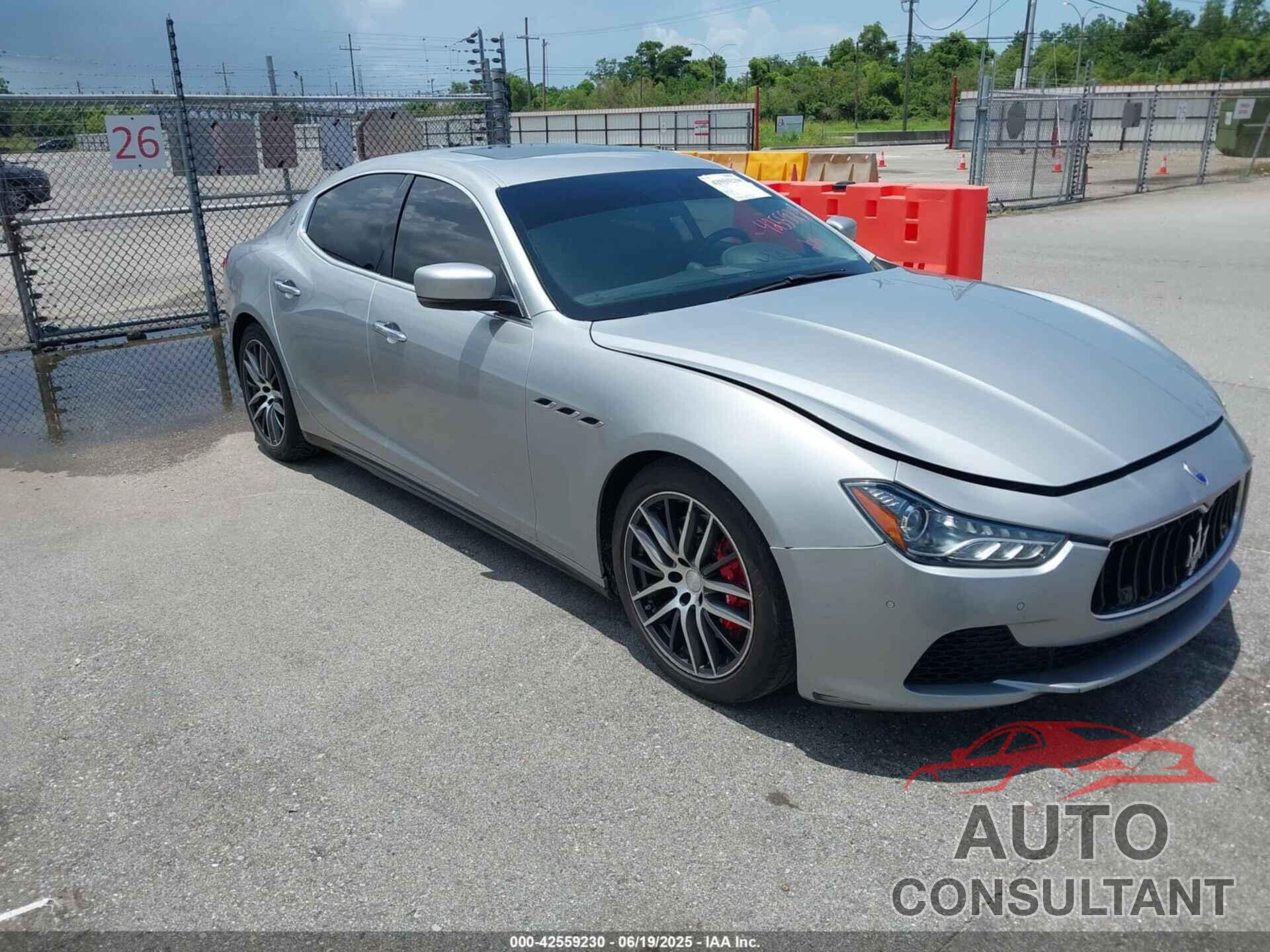 MASERATI GHIBLI 2014 - ZAM57RTA5E1096411