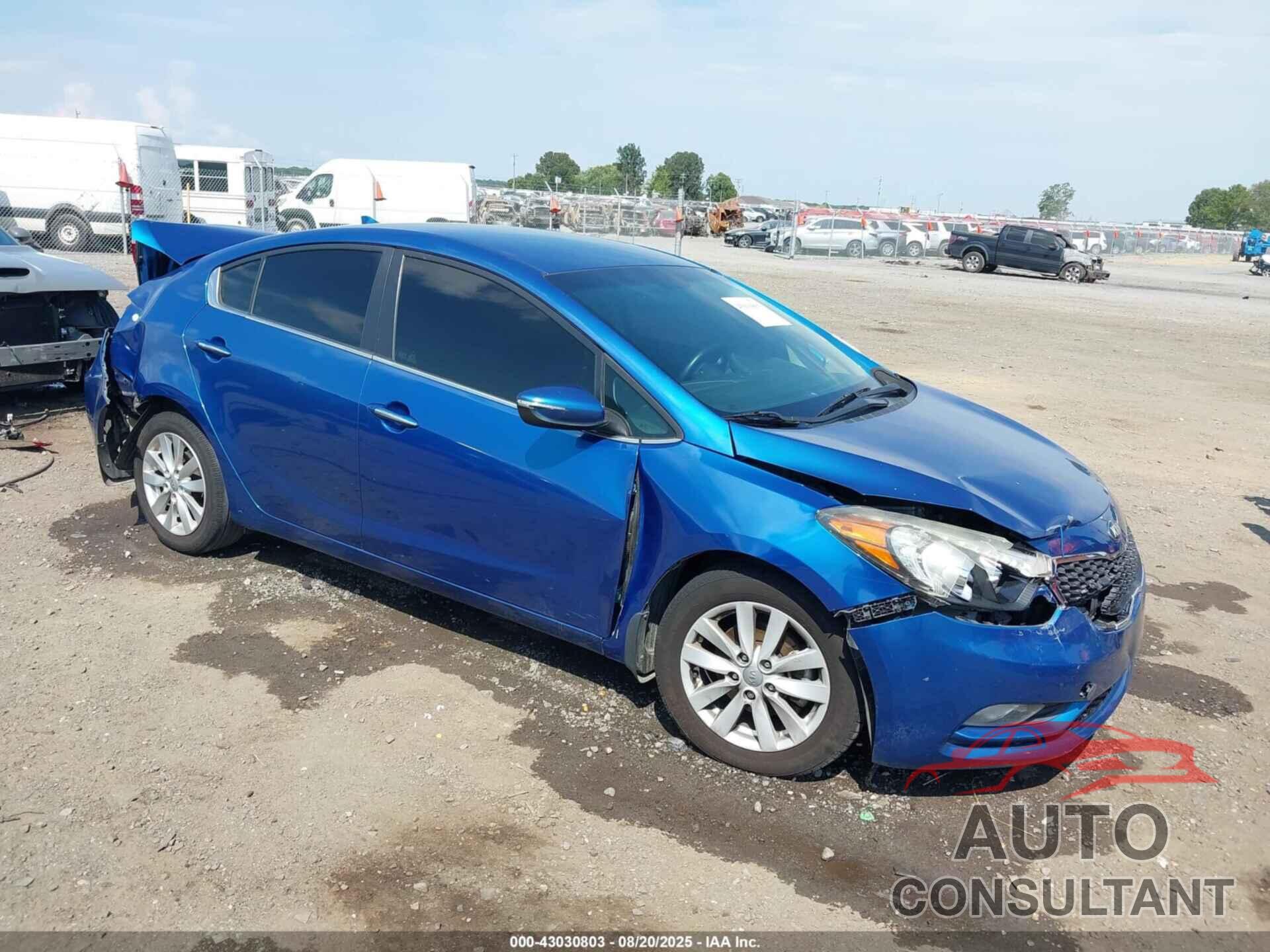 KIA FORTE 2014 - KNAFX4A89E5057063