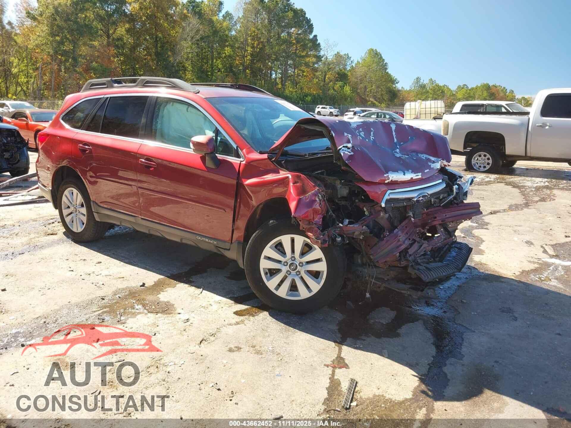 SUBARU OUTBACK 2017 - 4S4BSAHC3H3328025