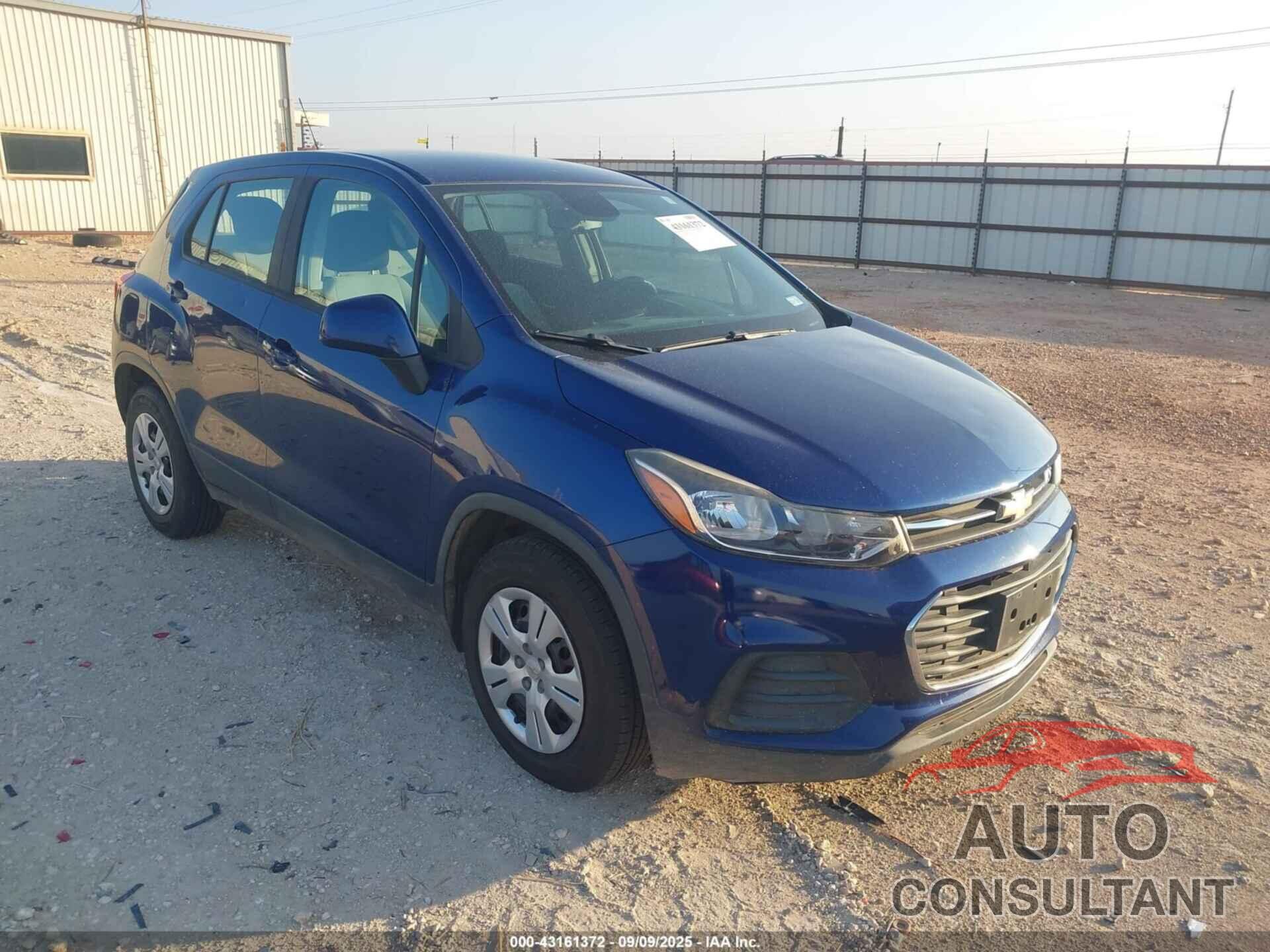 CHEVROLET TRAX 2017 - 3GNCJKSBXHL200202