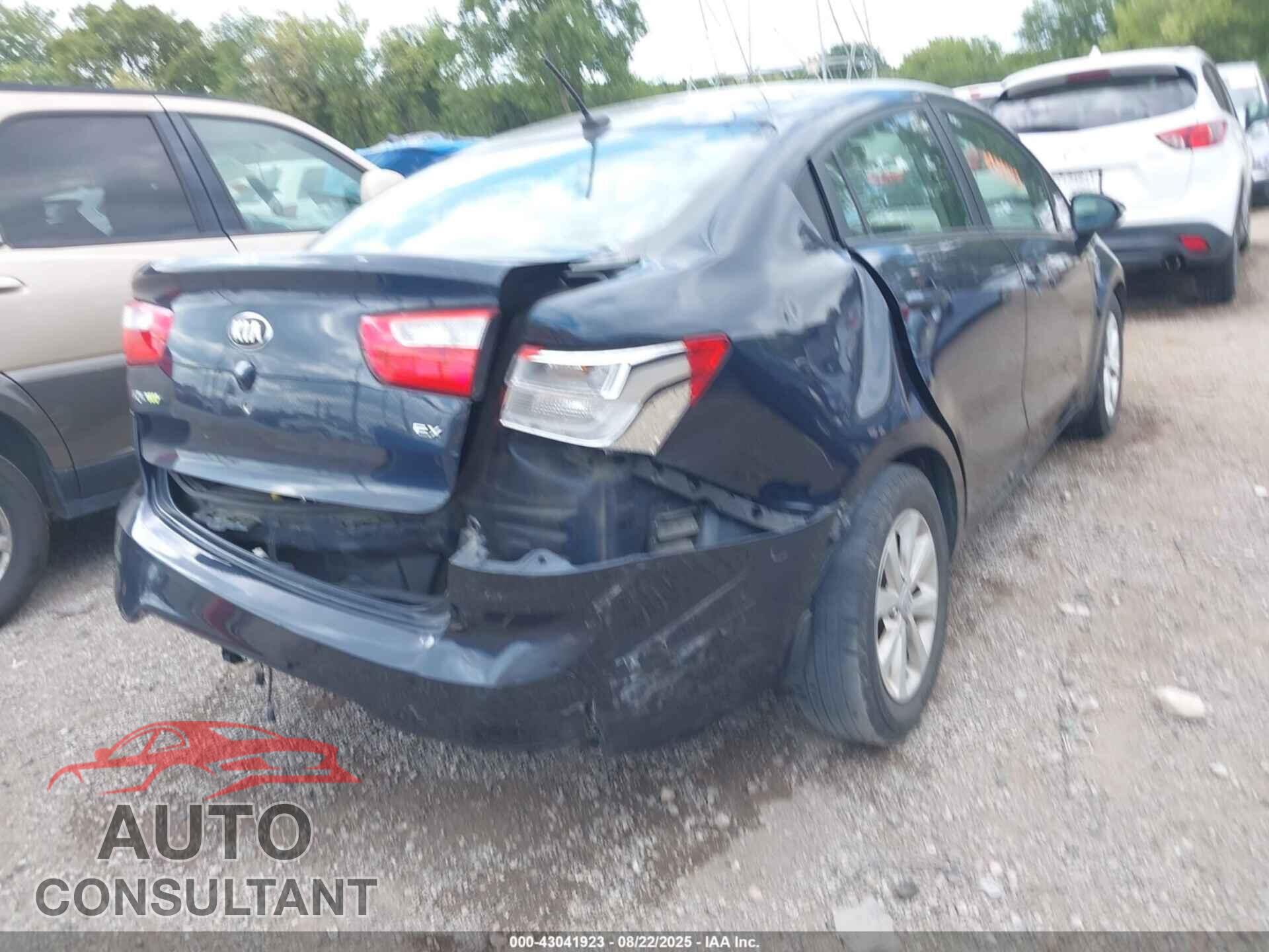 KIA RIO 2013 - KNADN4A35D6150057
