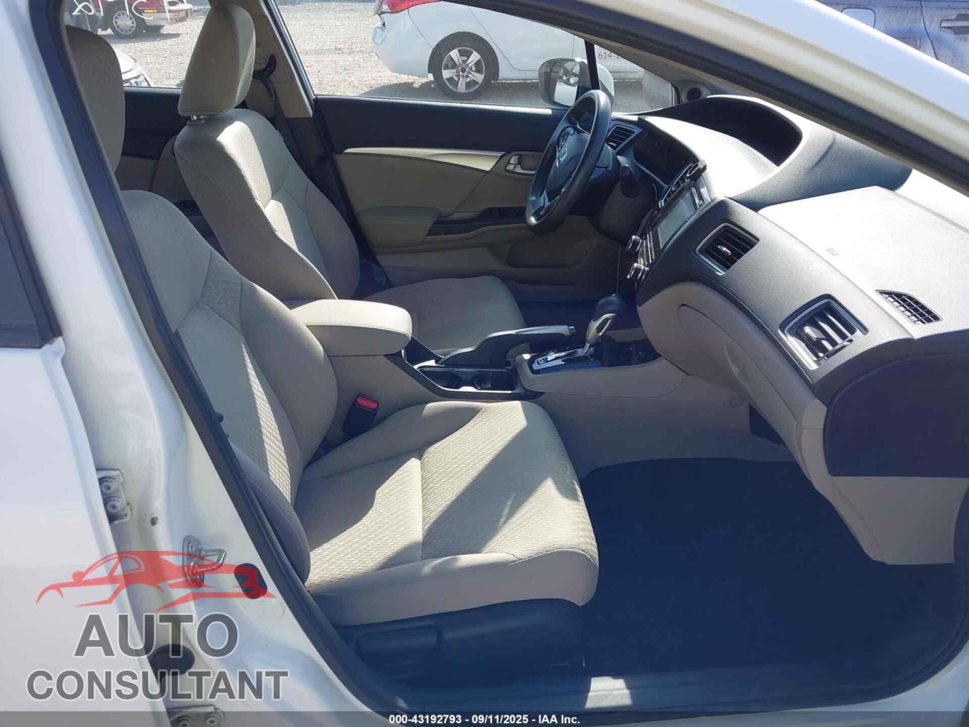 HONDA CIVIC 2015 - 19XFB2F87FE010621