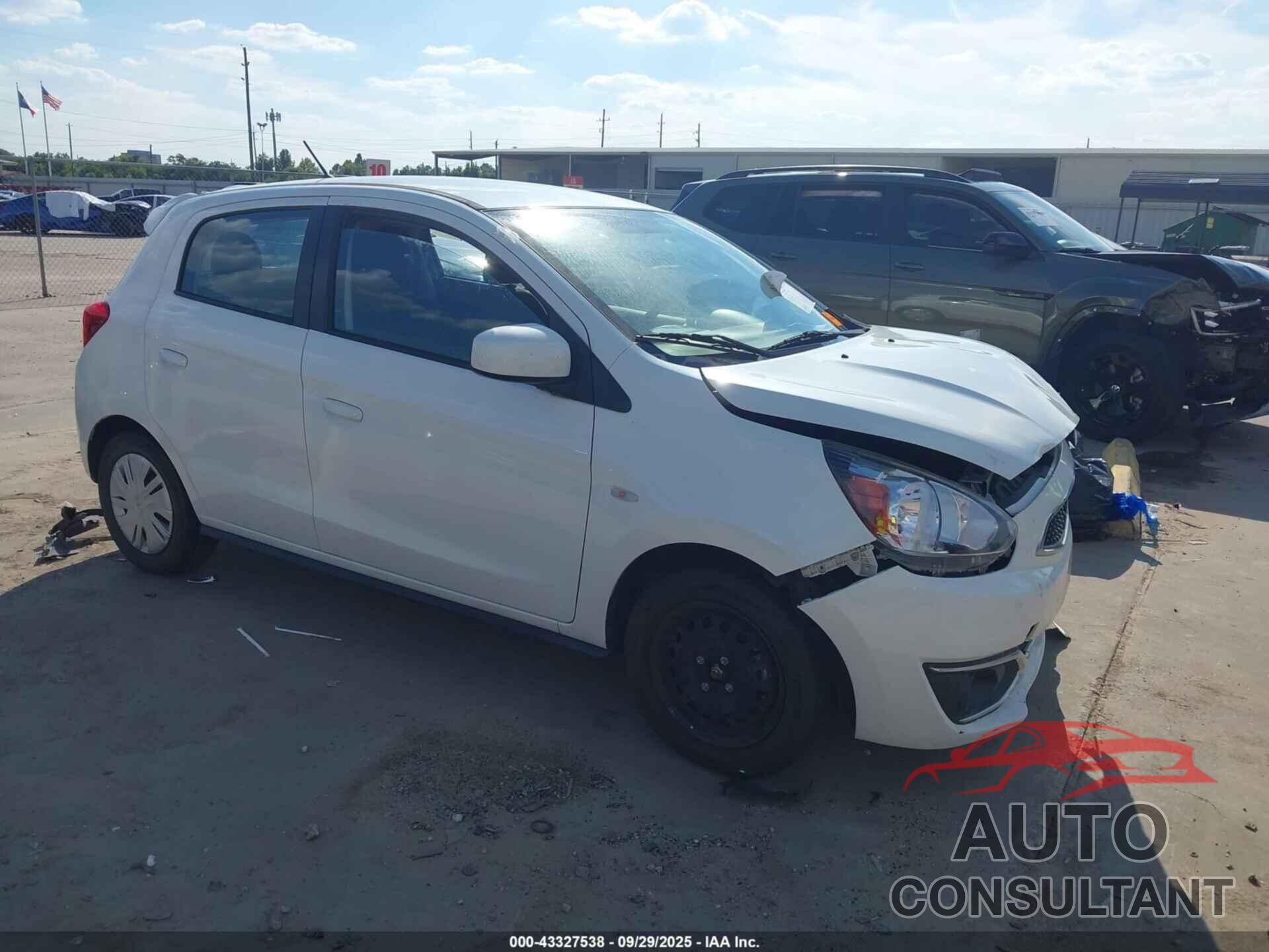 MITSUBISHI MIRAGE 2019 - ML32A3HJ6KH005957