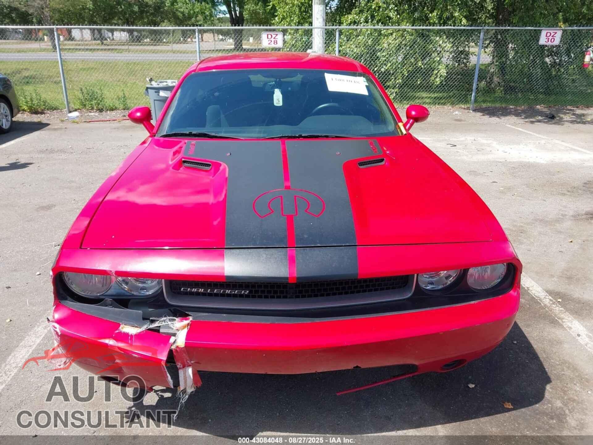 DODGE CHALLENGER 2013 - 2C3CDYAG6DH511018