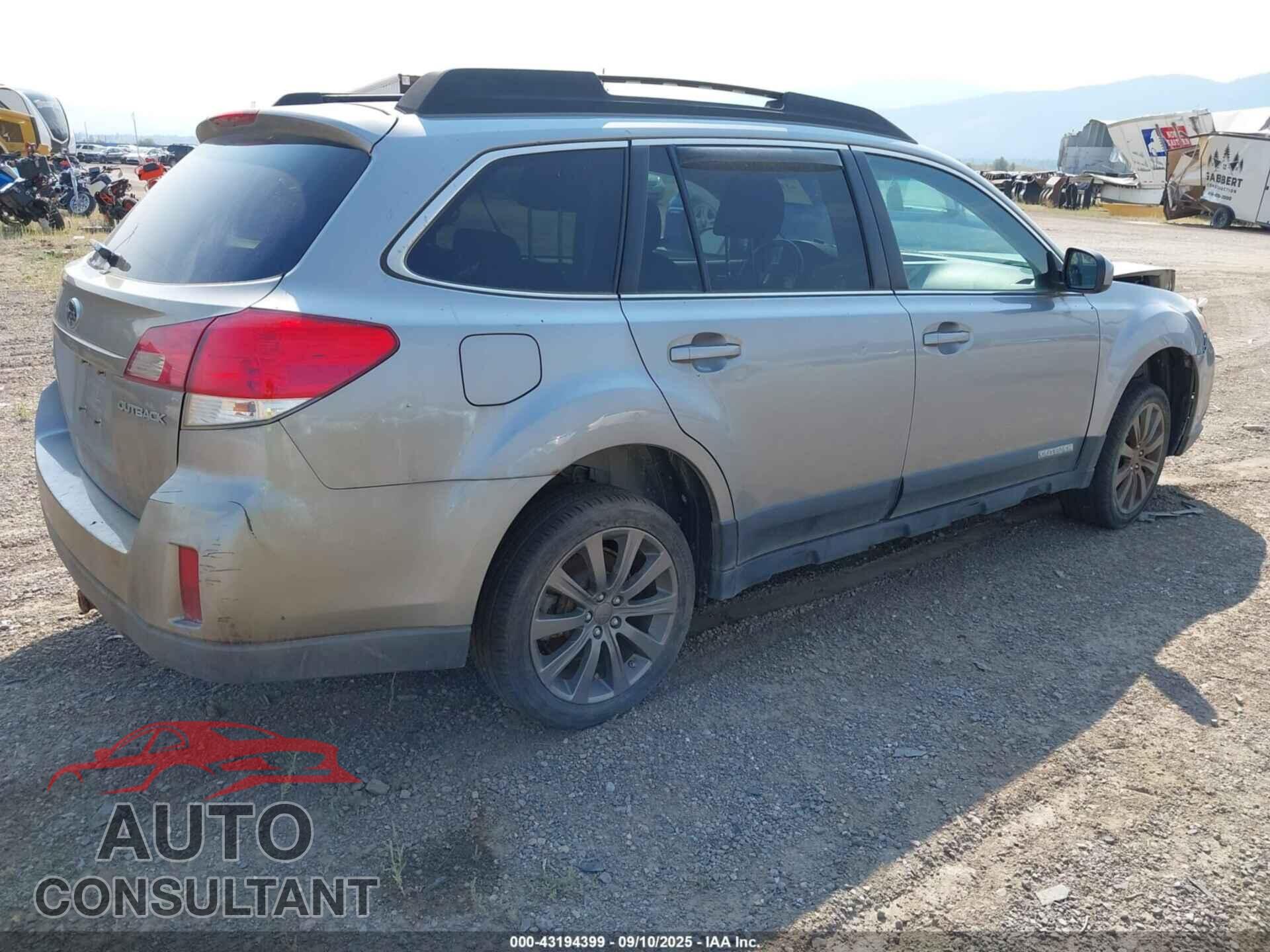 SUBARU OUTBACK 2011 - 4S4BRCCC1B3376354
