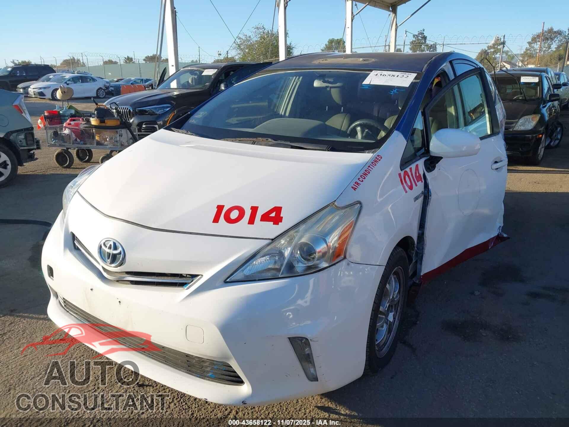TOYOTA PRIUS V 2012 - JTDZN3EU4C3142540
