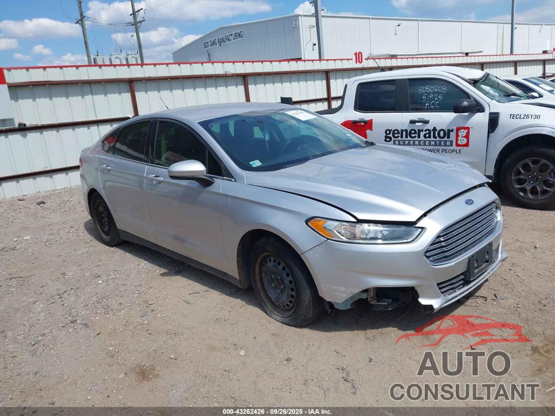 FORD FUSION 2013 - 3FA6P0G70DR108087