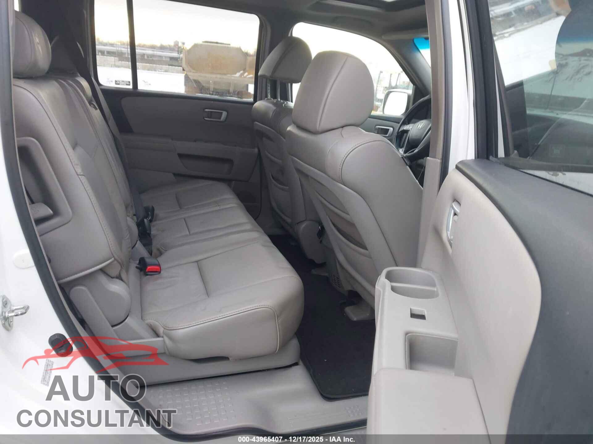 HONDA PILOT 2009 - 5FNYF485X9B055322