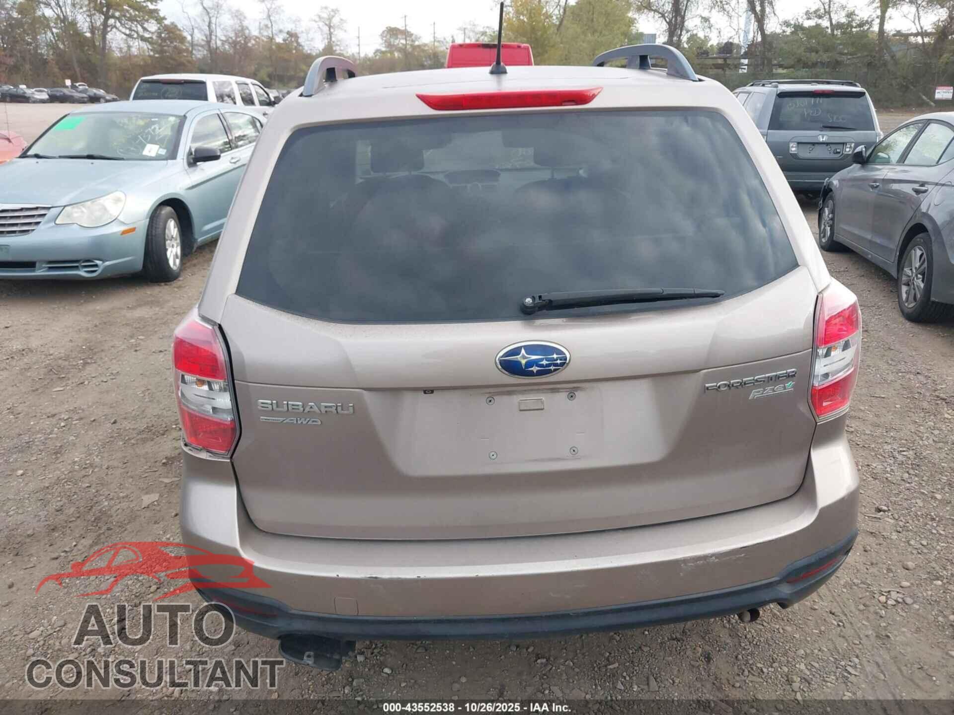 SUBARU FORESTER 2014 - JF2SJAECXEH550976