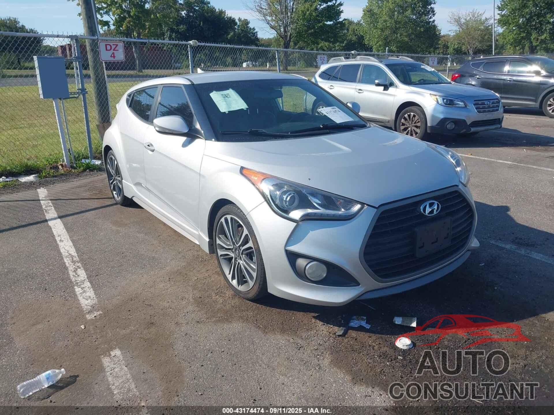 HYUNDAI VELOSTER 2016 - KMHTC6AE1GU264442