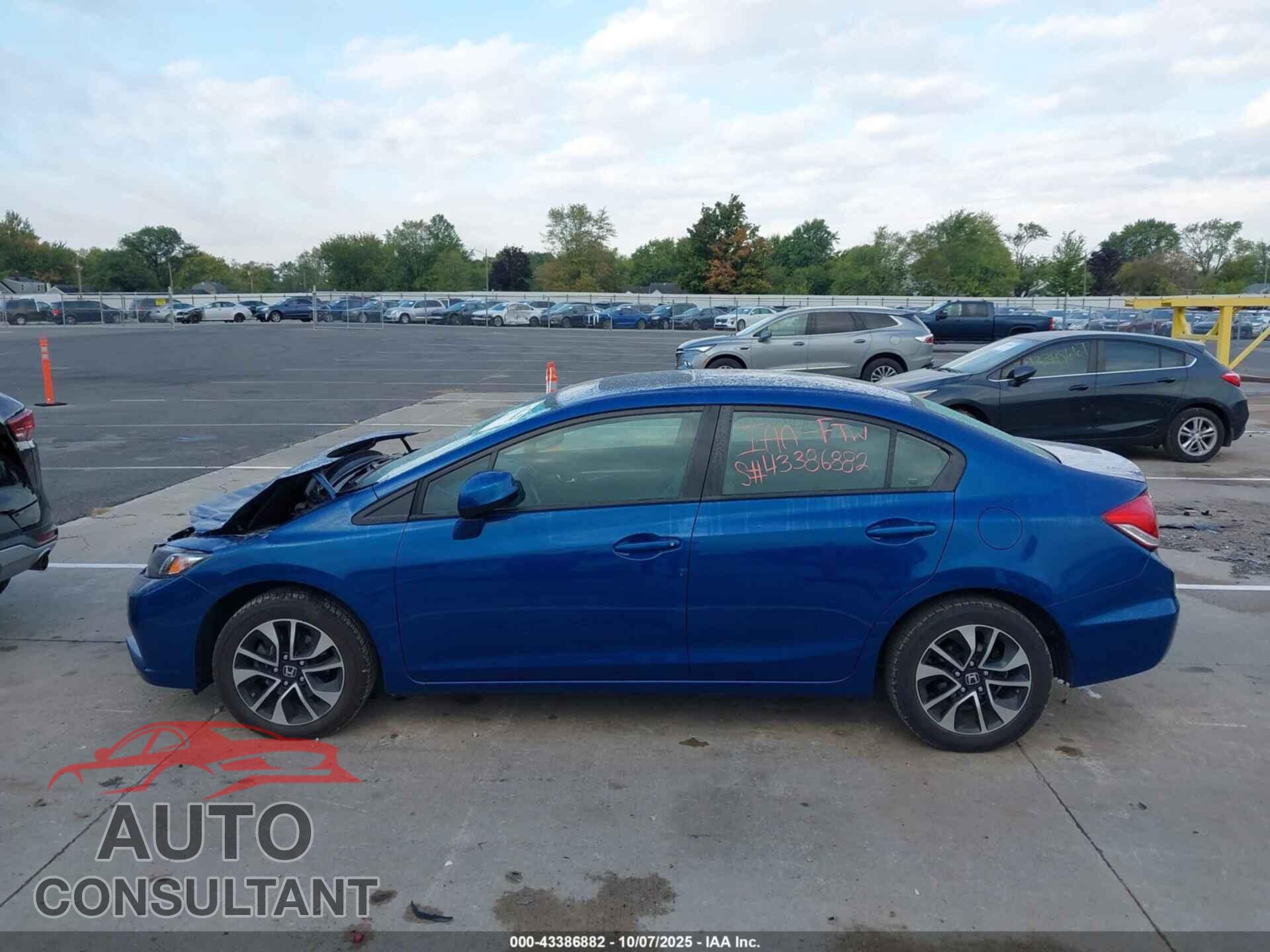 HONDA CIVIC 2013 - 19XFB2F8XDE032285