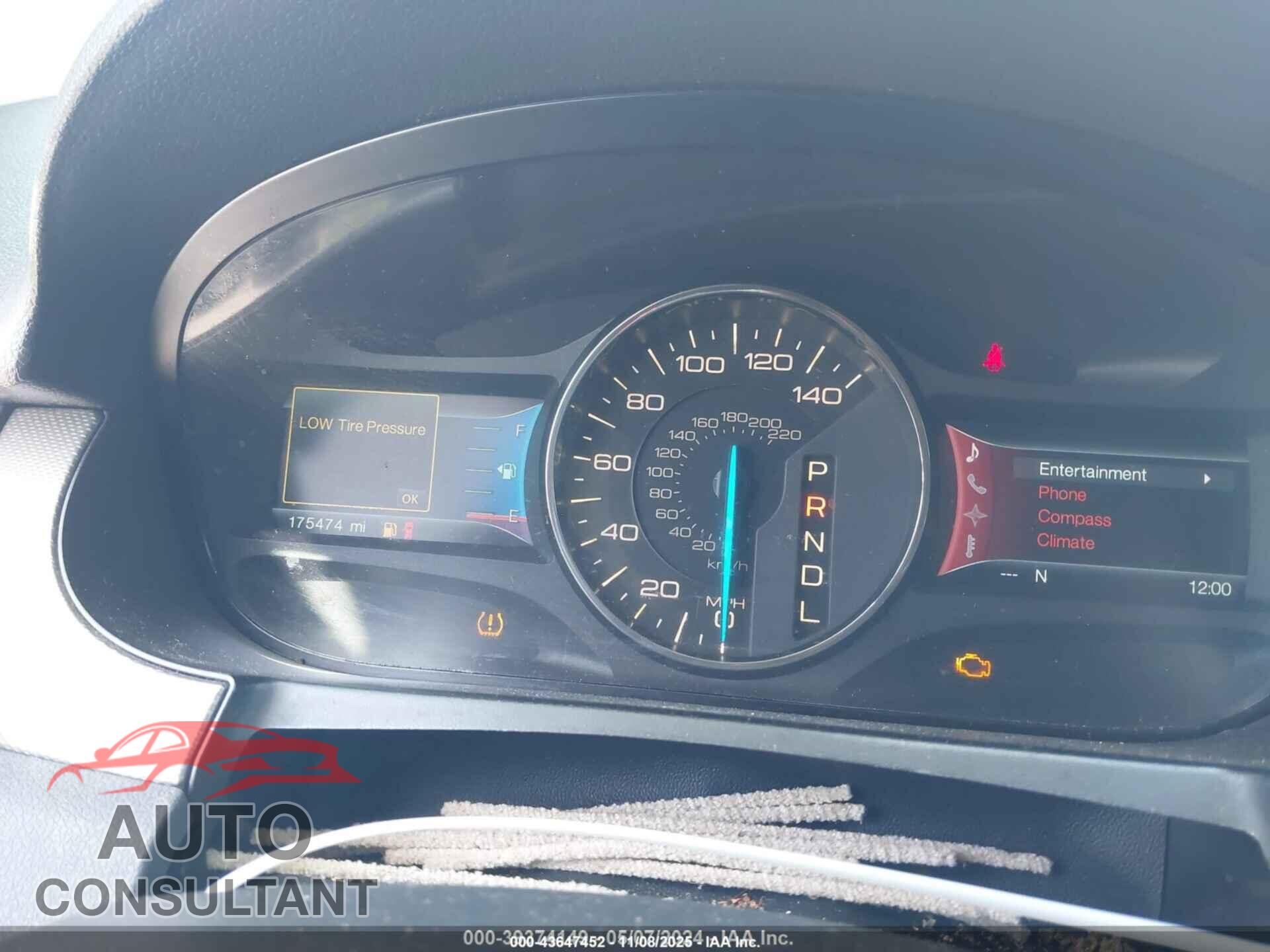 FORD EDGE 2012 - 2FMDK3J93CBA92519