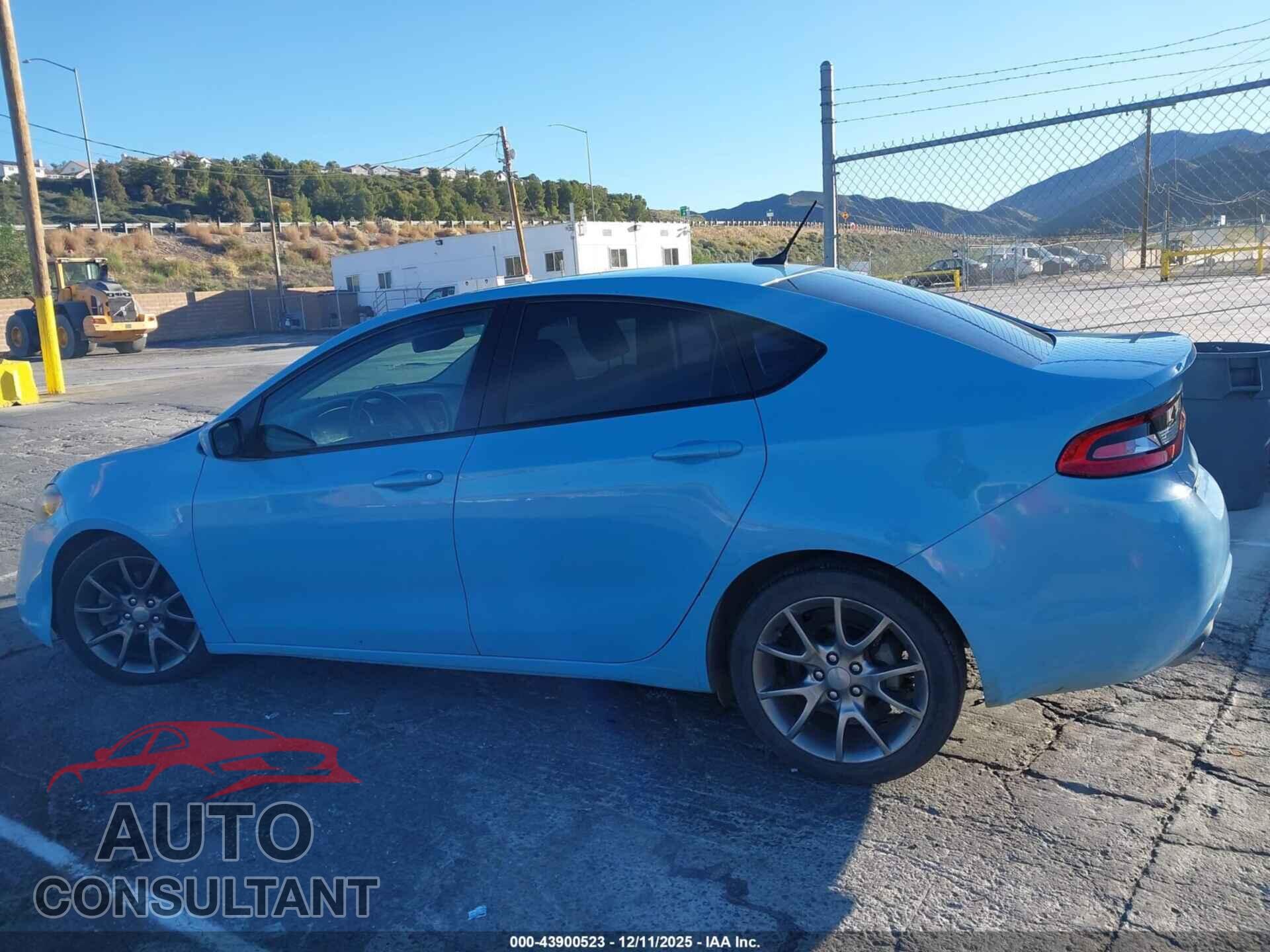 DODGE DART 2013 - 1C3CDFBA7DD298513