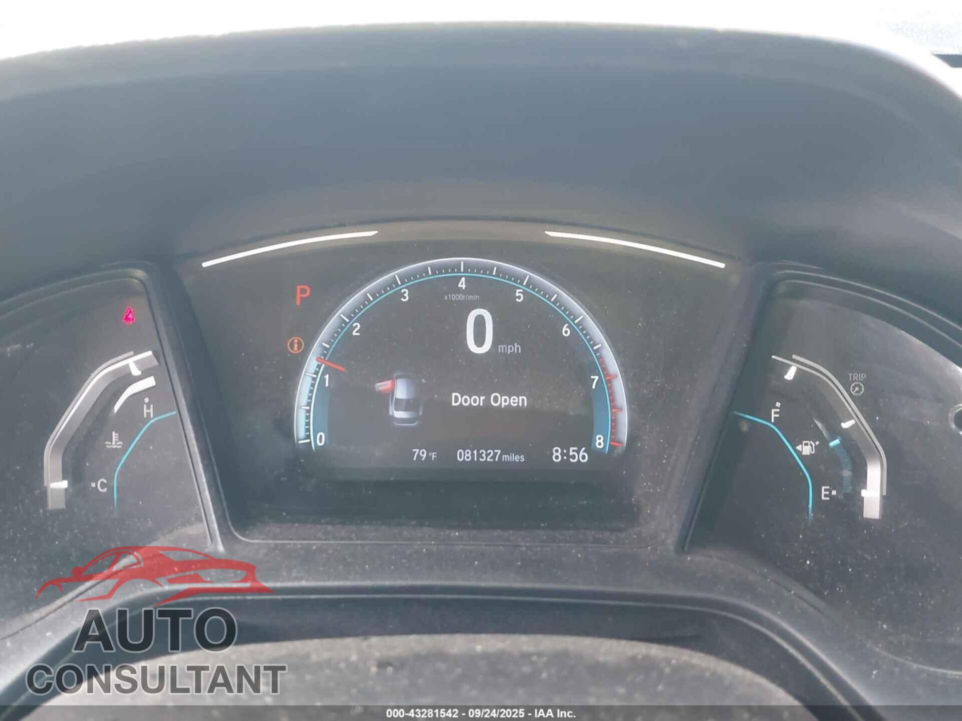 HONDA CIVIC 2019 - 2HGFC2F66KH553986