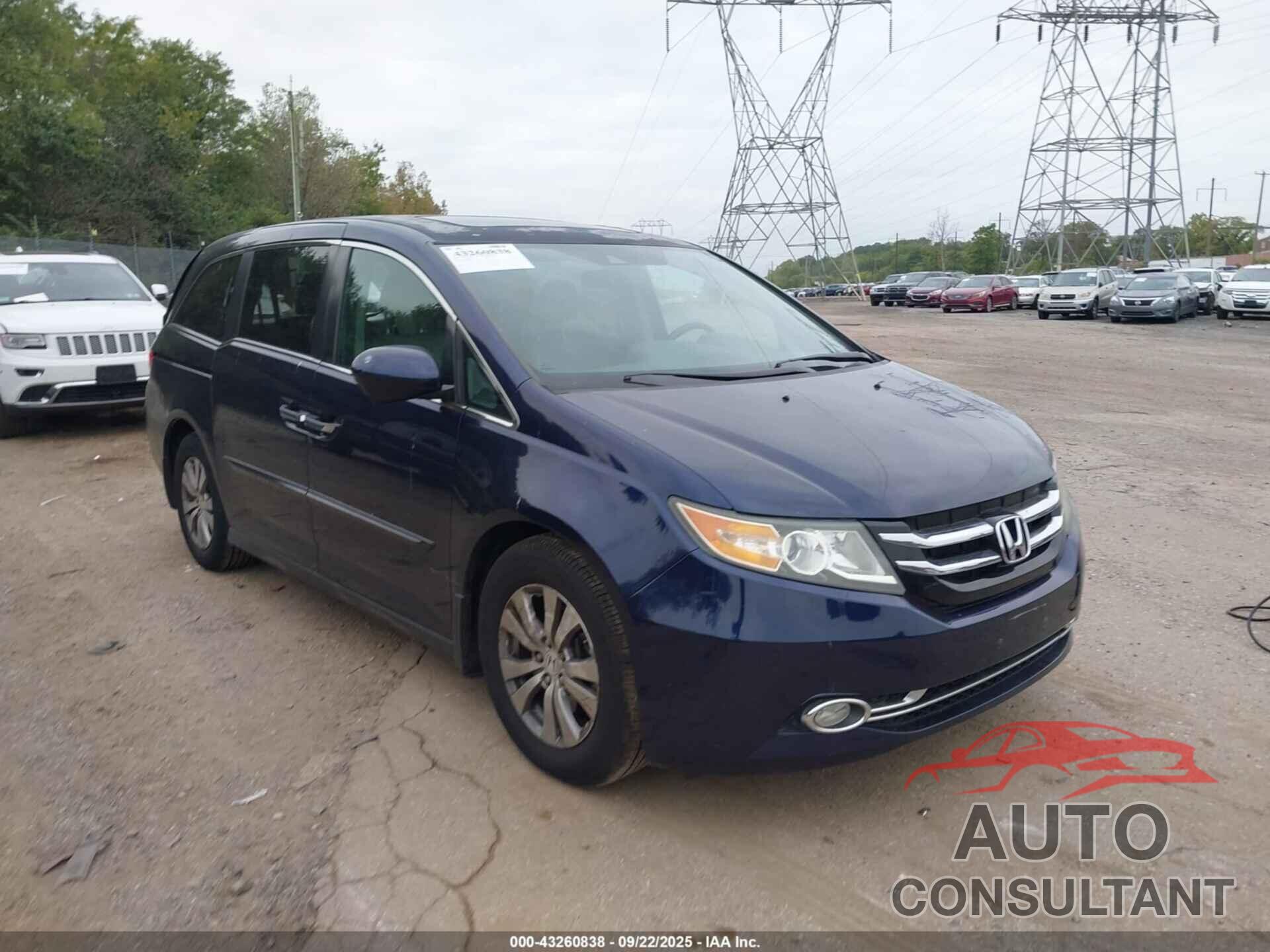 HONDA ODYSSEY 2014 - 5FNRL5H67EB002082