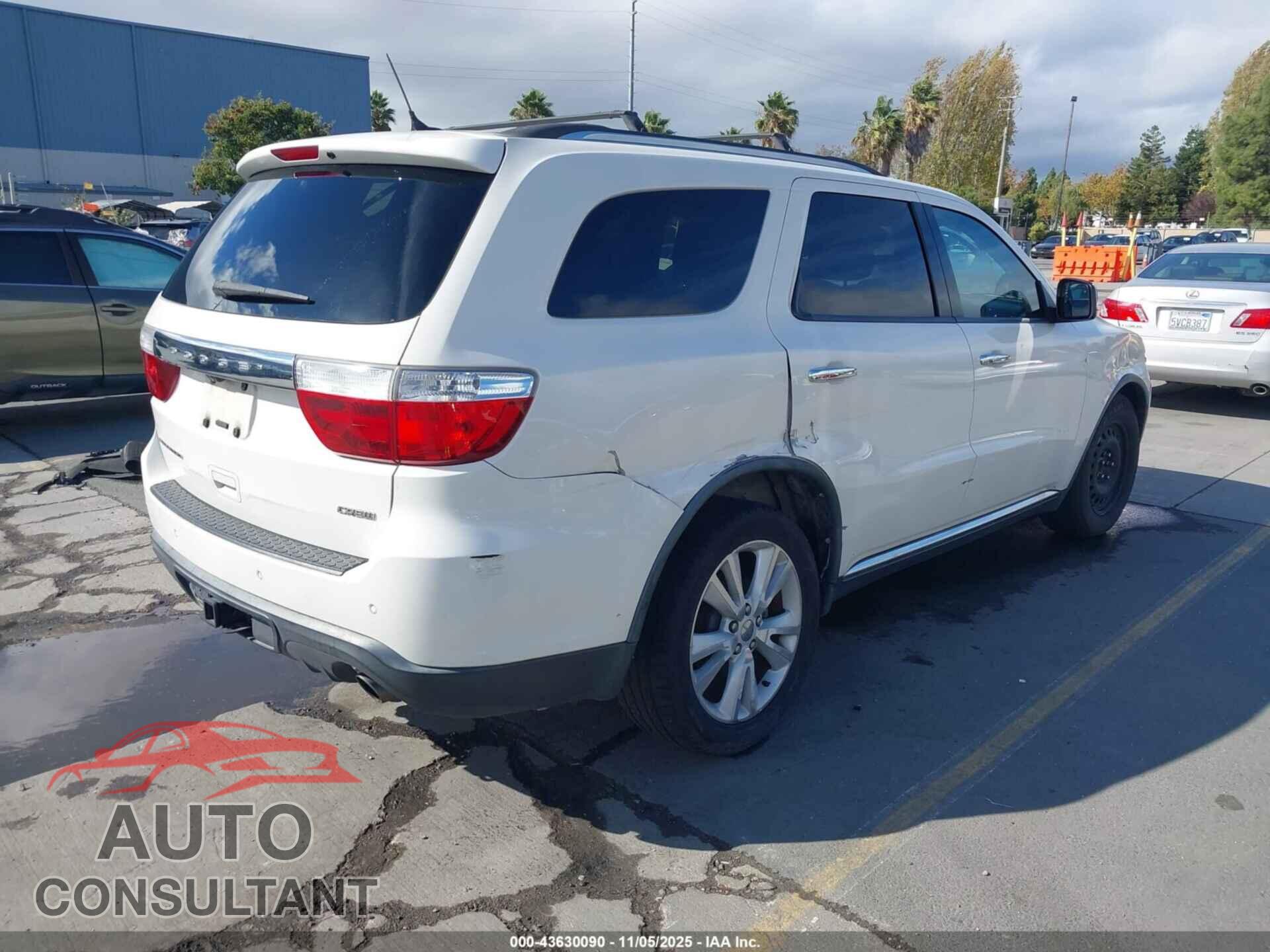 DODGE DURANGO 2011 - 1D4SD4GT0BC648317