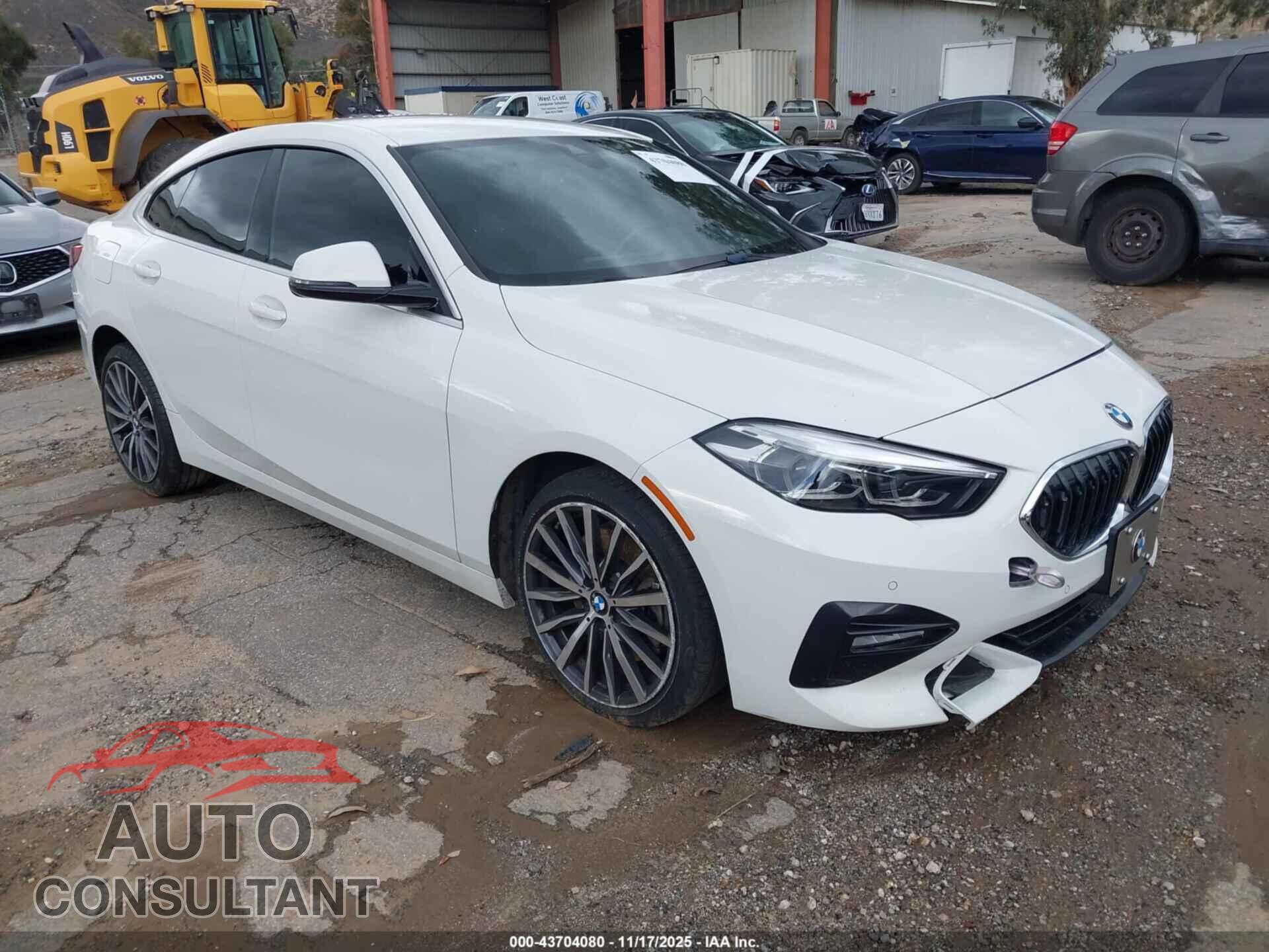 BMW 228I GRAN COUPE 2021 - WBA53AK02M7J43610