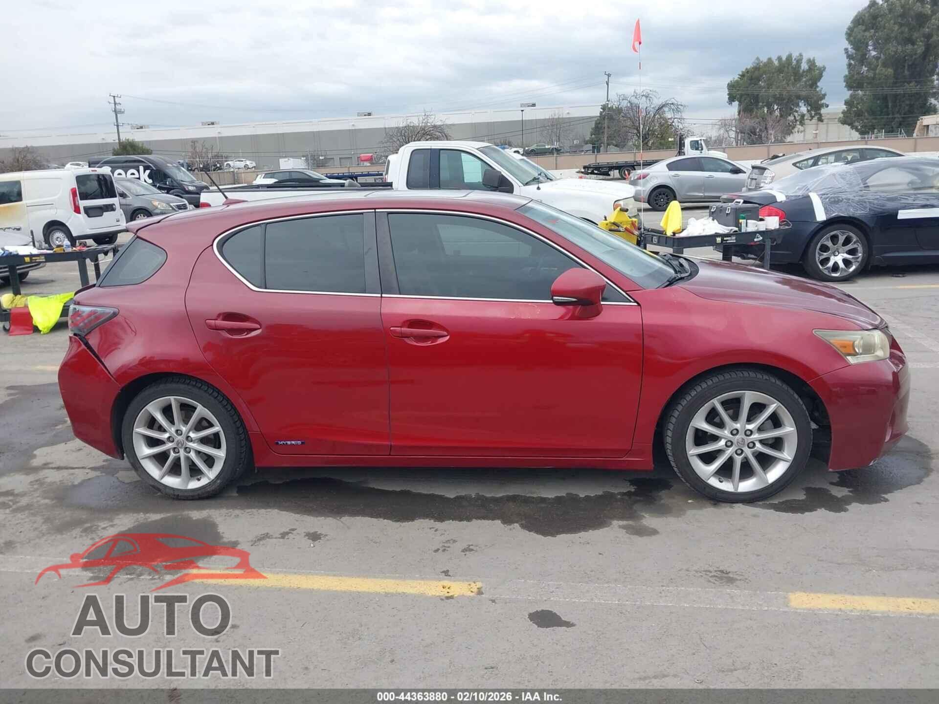 LEXUS CT 200H 2013 - JTHKD5BH8D2162240