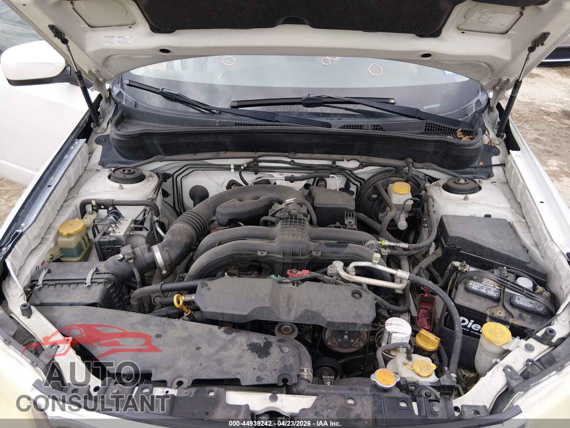 SUBARU FORESTER 2012 - JF2SHBDC8CH441643