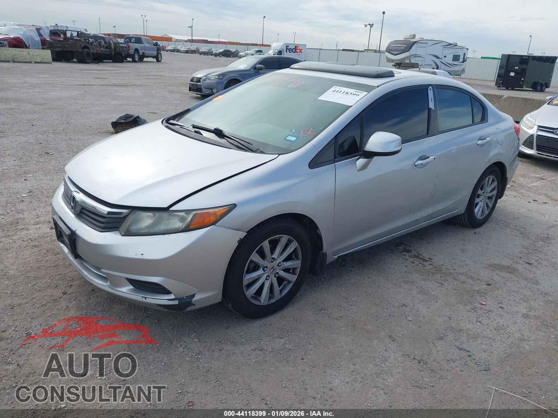 HONDA CIVIC 2012 - 19XFB2F92CE036175