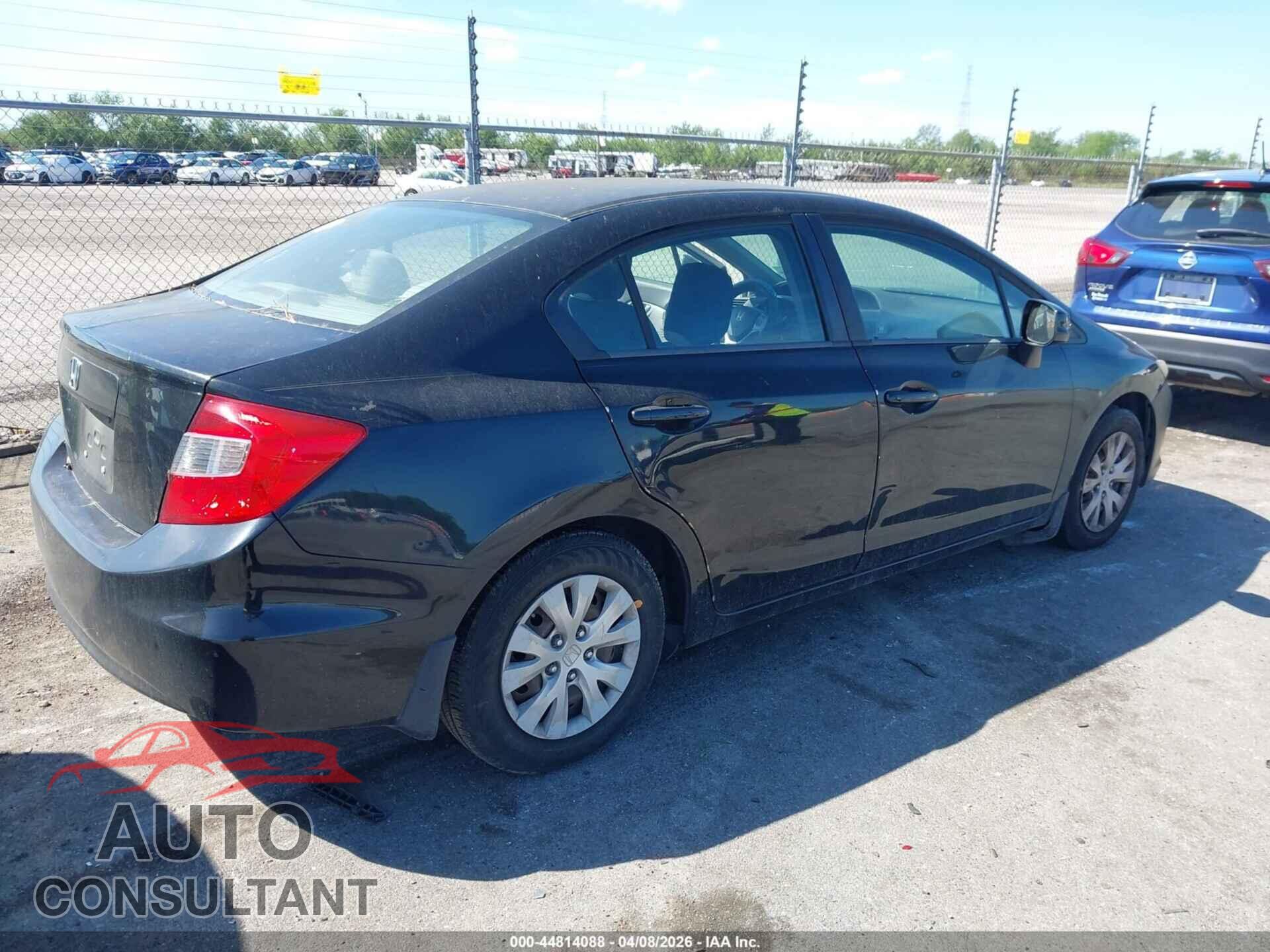 HONDA CIVIC 2012 - 19XFB2F56CE027931