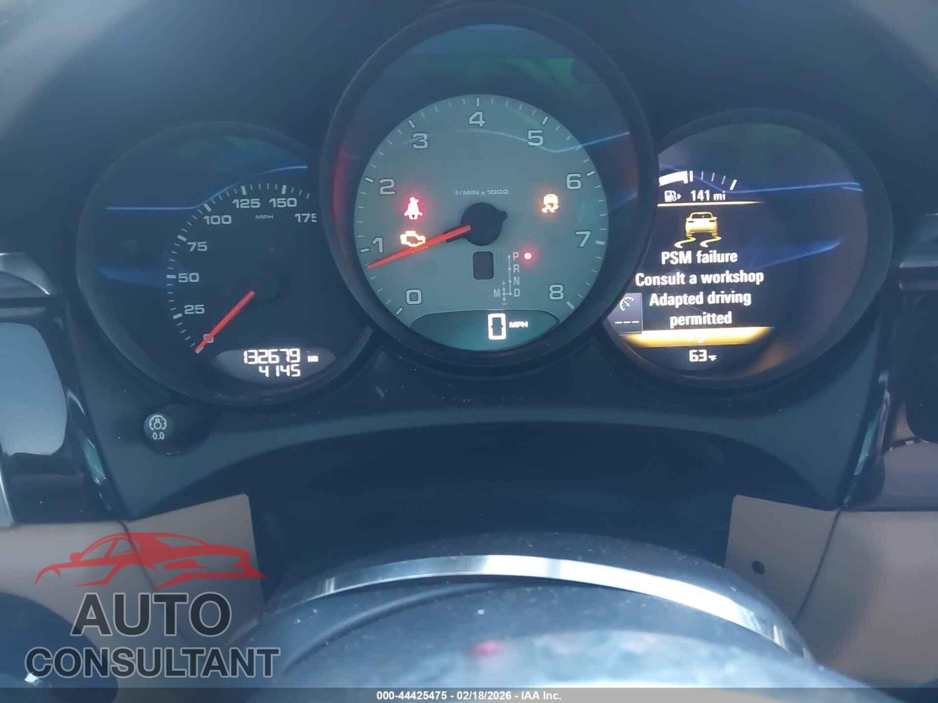 PORSCHE MACAN 2016 - WP1AB2A52GLB49828
