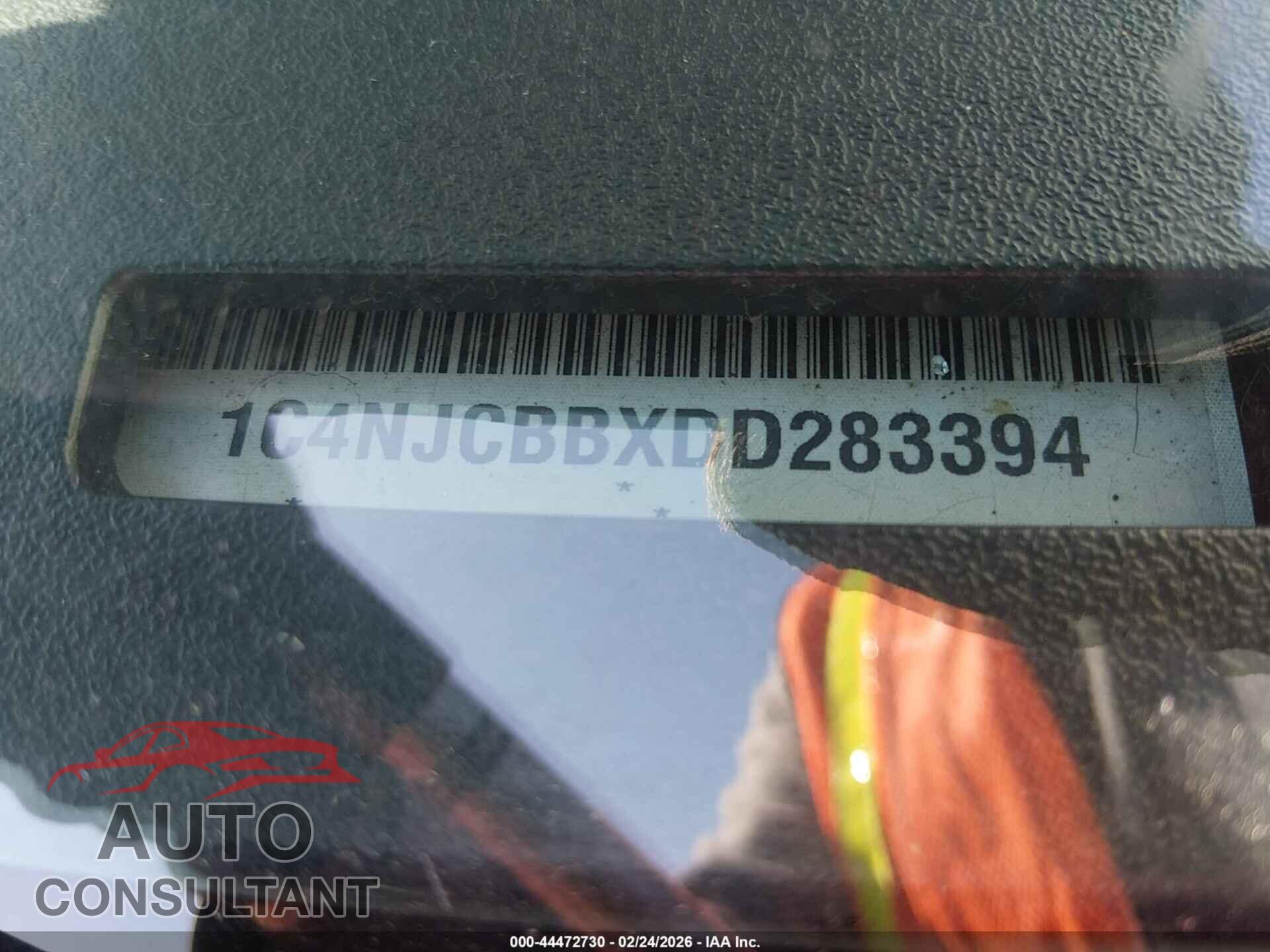 JEEP COMPASS 2013 - 1C4NJCBBXDD283394