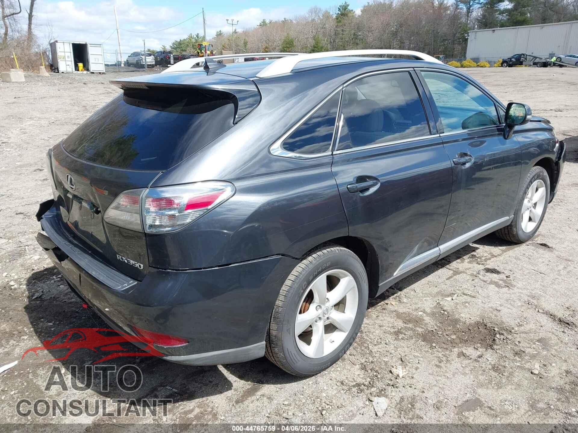 LEXUS RX 350 2011 - 2T2BK1BAXBC102800