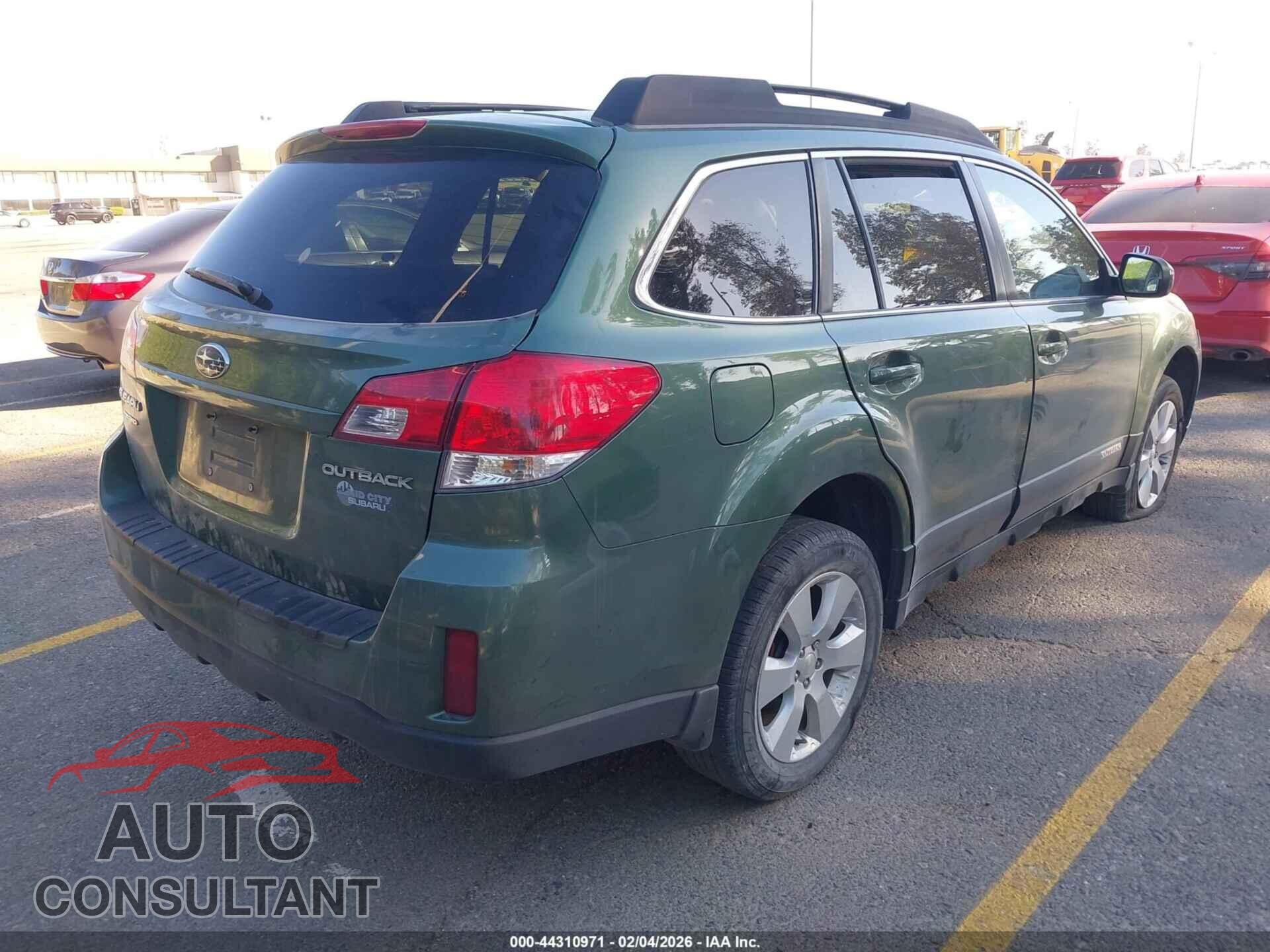 SUBARU OUTBACK 2011 - 4S4BRCCC2B3429112