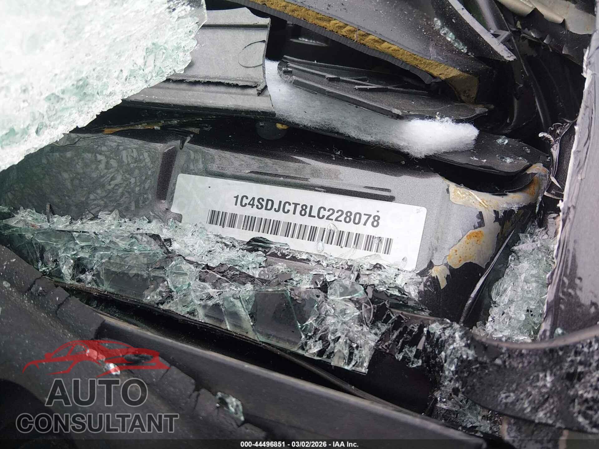 DODGE DURANGO 2020 - 1C4SDJCT8LC228078