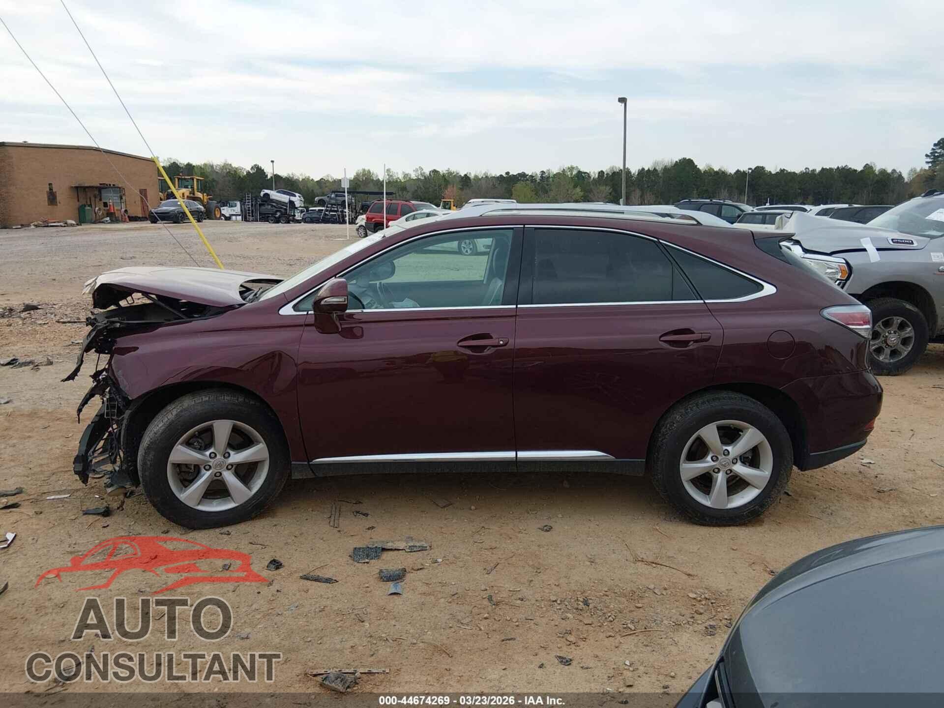 LEXUS RX 350 2014 - 2T2BK1BA7EC251976
