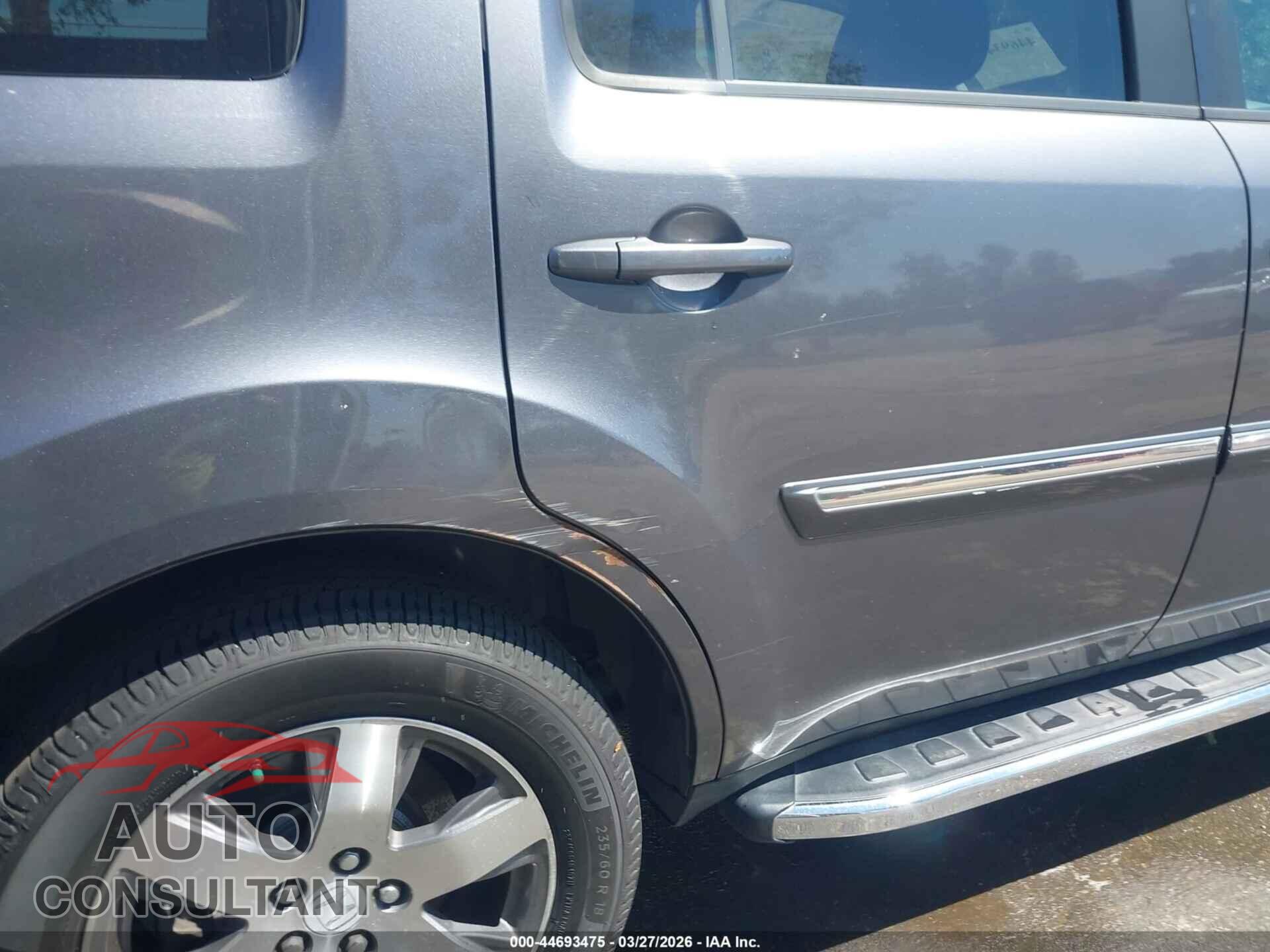 HONDA PILOT 2014 - 5FNYF3H95EB018248