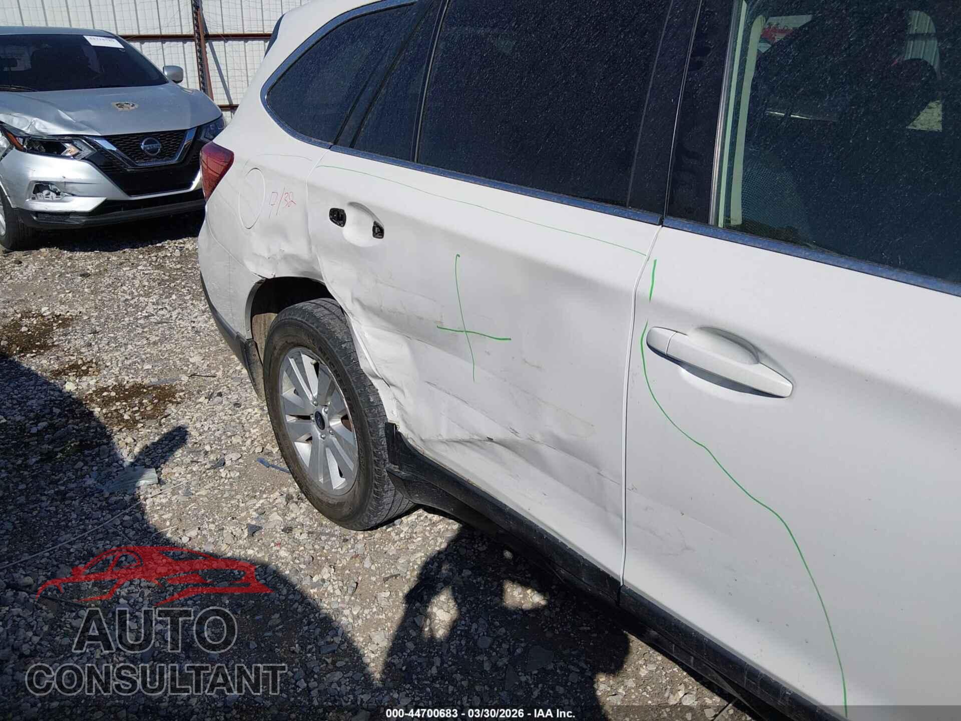 SUBARU OUTBACK 2019 - 4S4BSAFC5K3397292