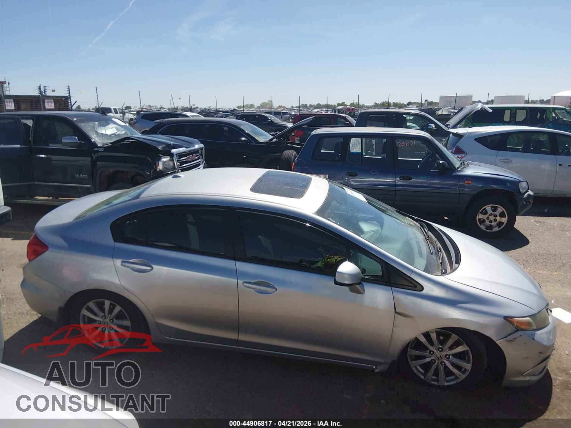 HONDA CIVIC 2012 - 2HGFB2F93CH513007