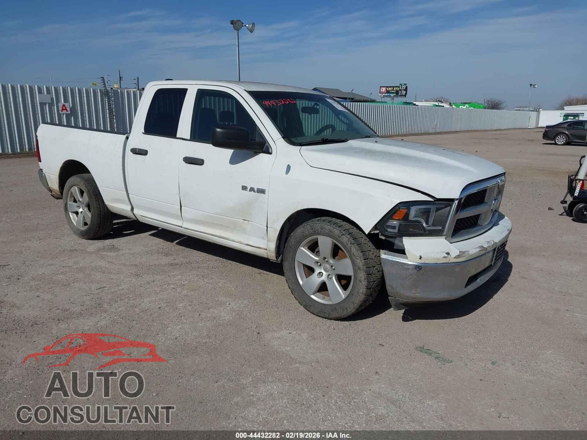 DODGE RAM 1500 2010 - 1D7RB1GP6AS189243