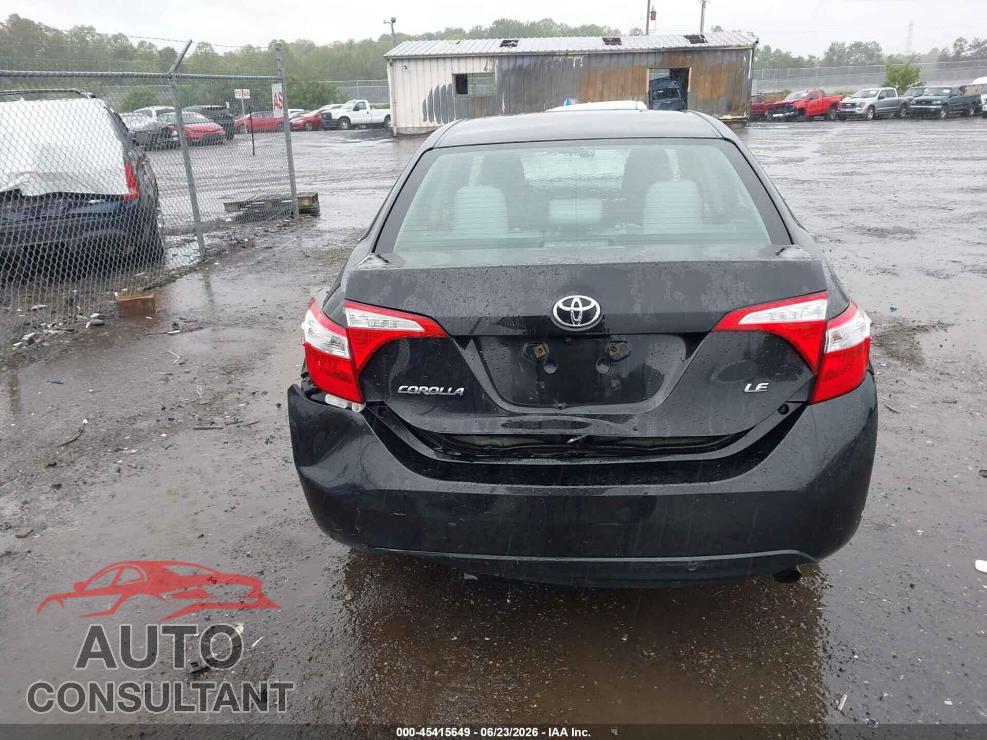 TOYOTA COROLLA 2015 - 2T1BURHE2FC320596