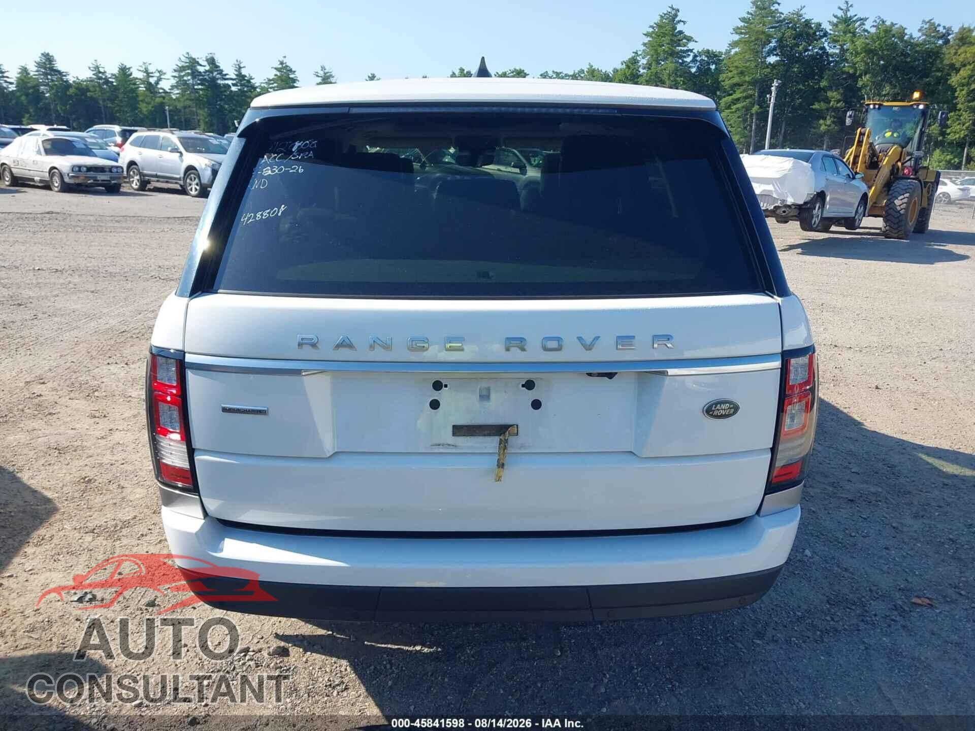 LAND ROVER RANGE ROVER 2017 - SALGS2FE3HA362944