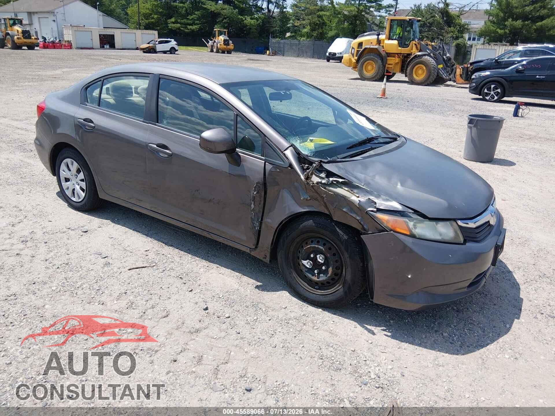 HONDA CIVIC 2012 - 2HGFB2F55CH564716
