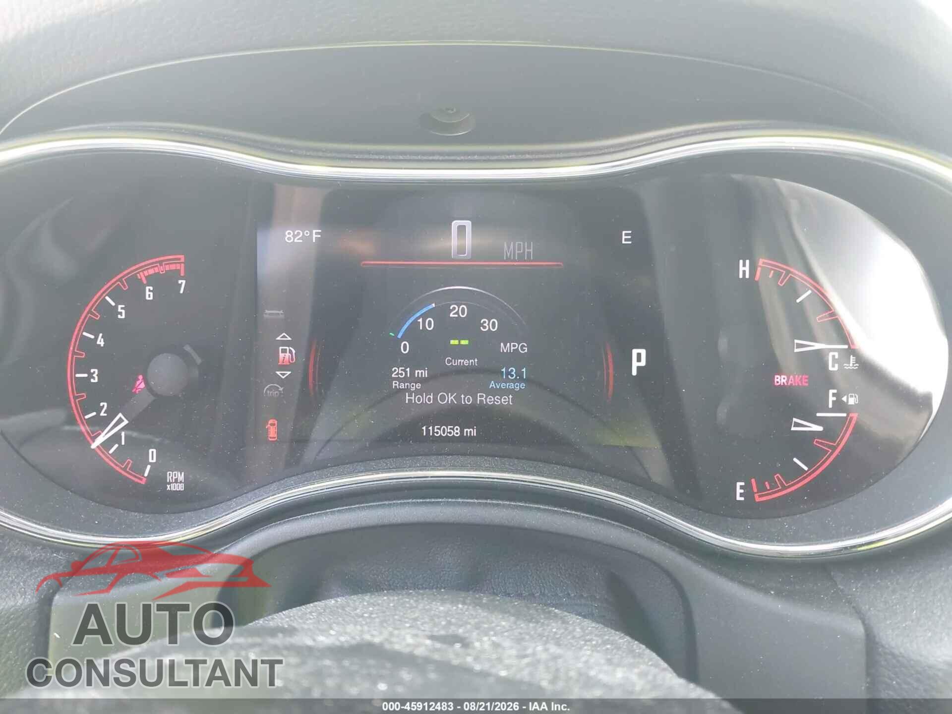 DODGE DURANGO 2015 - 1C4SDJCTXFC232881
