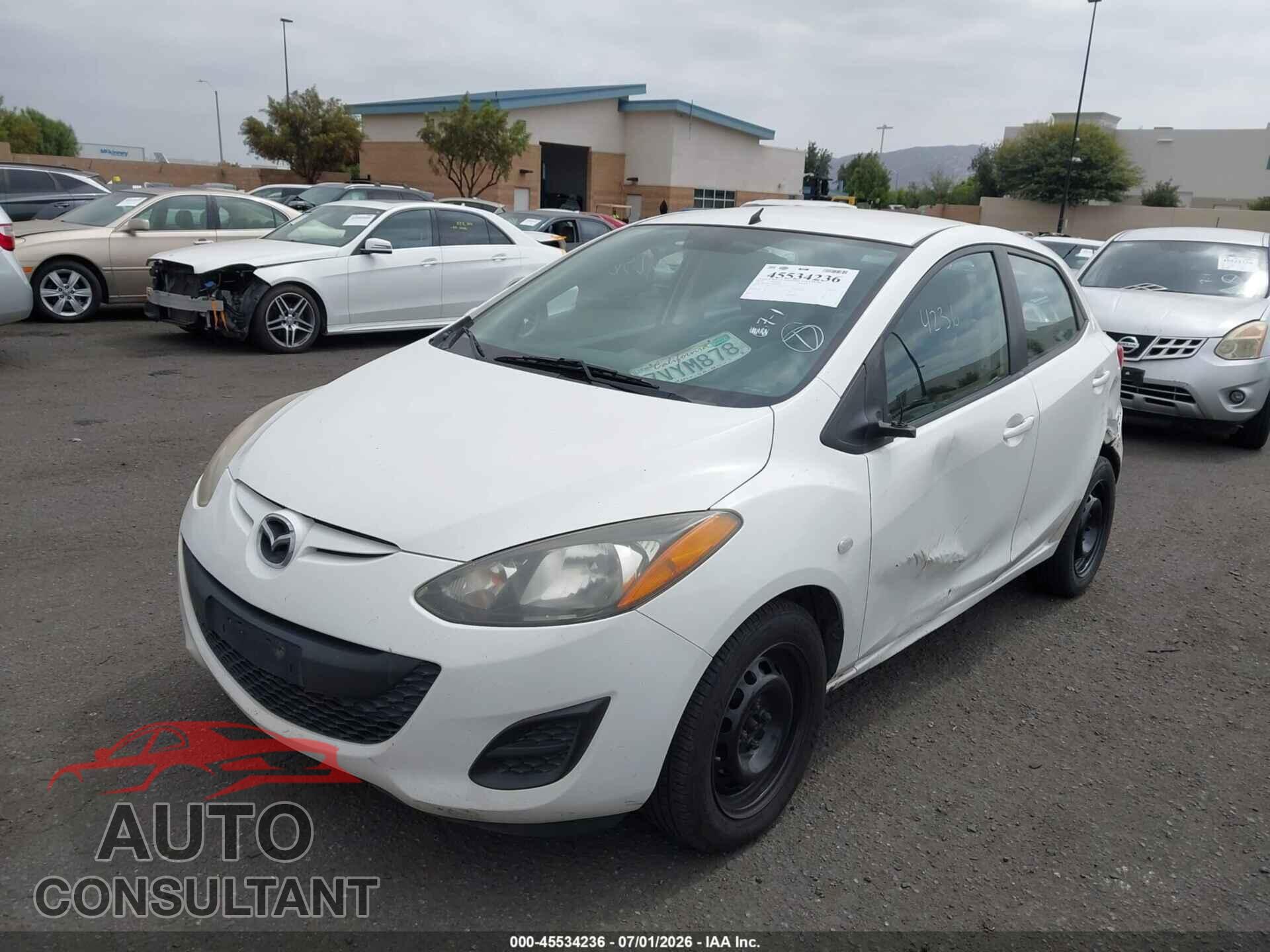 MAZDA MAZDA2 2014 - JM1DE1KY4E0186533