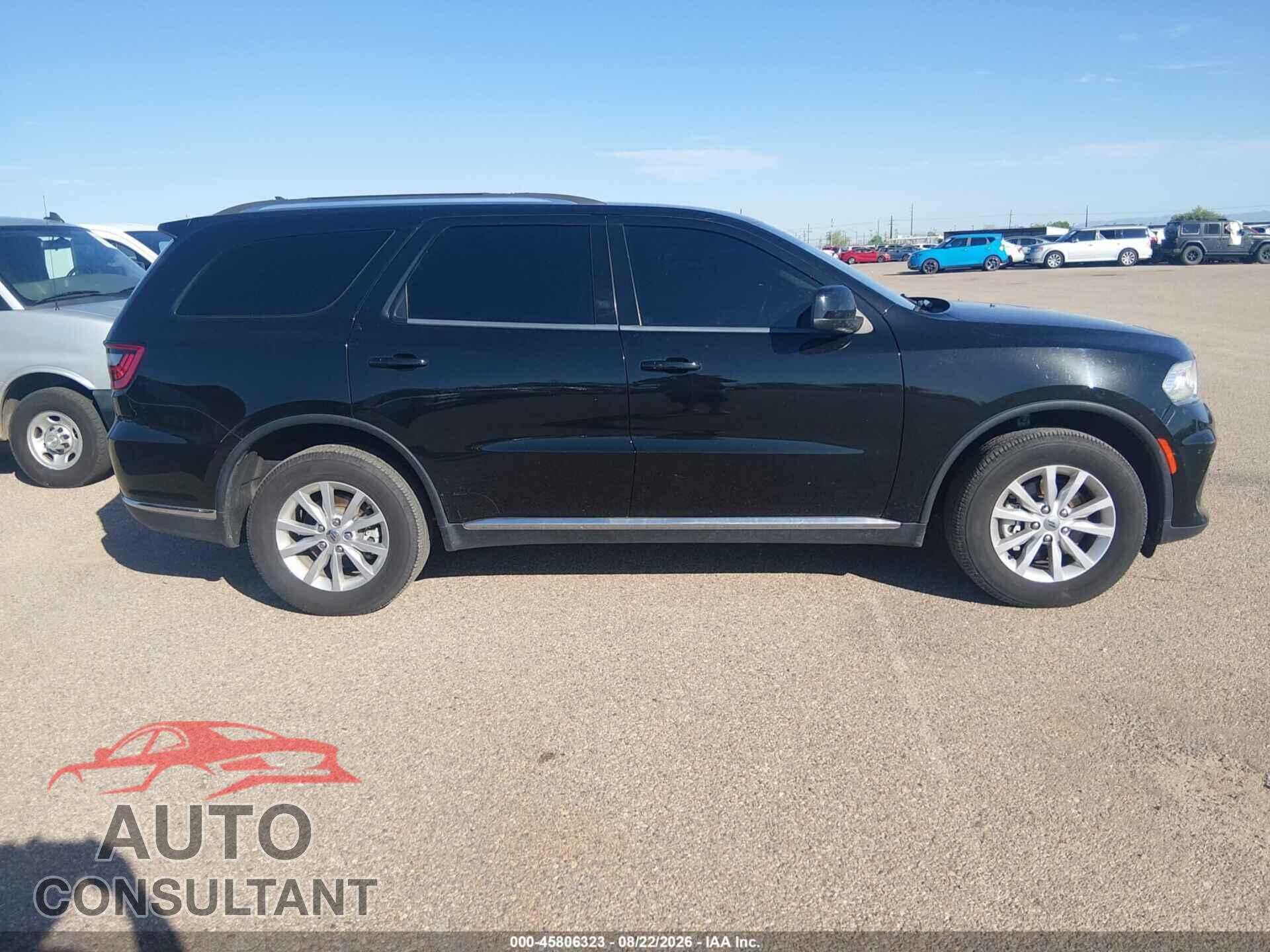 DODGE DURANGO 2022 - 1C4RDJAG8NC132247