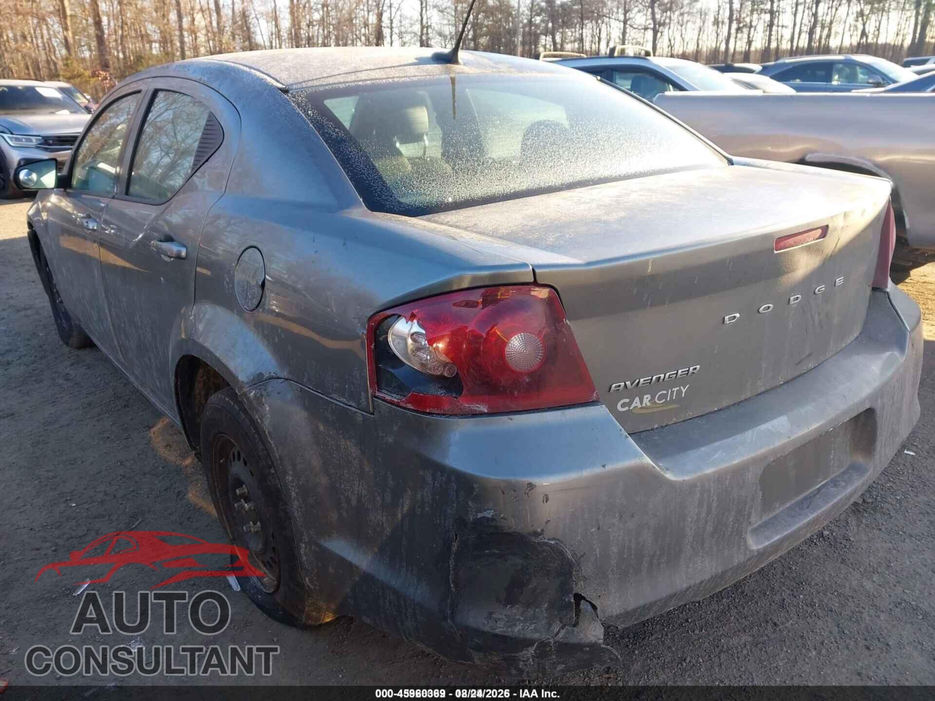 DODGE AVENGER 2013 - 1C3CDZAB4DN710277
